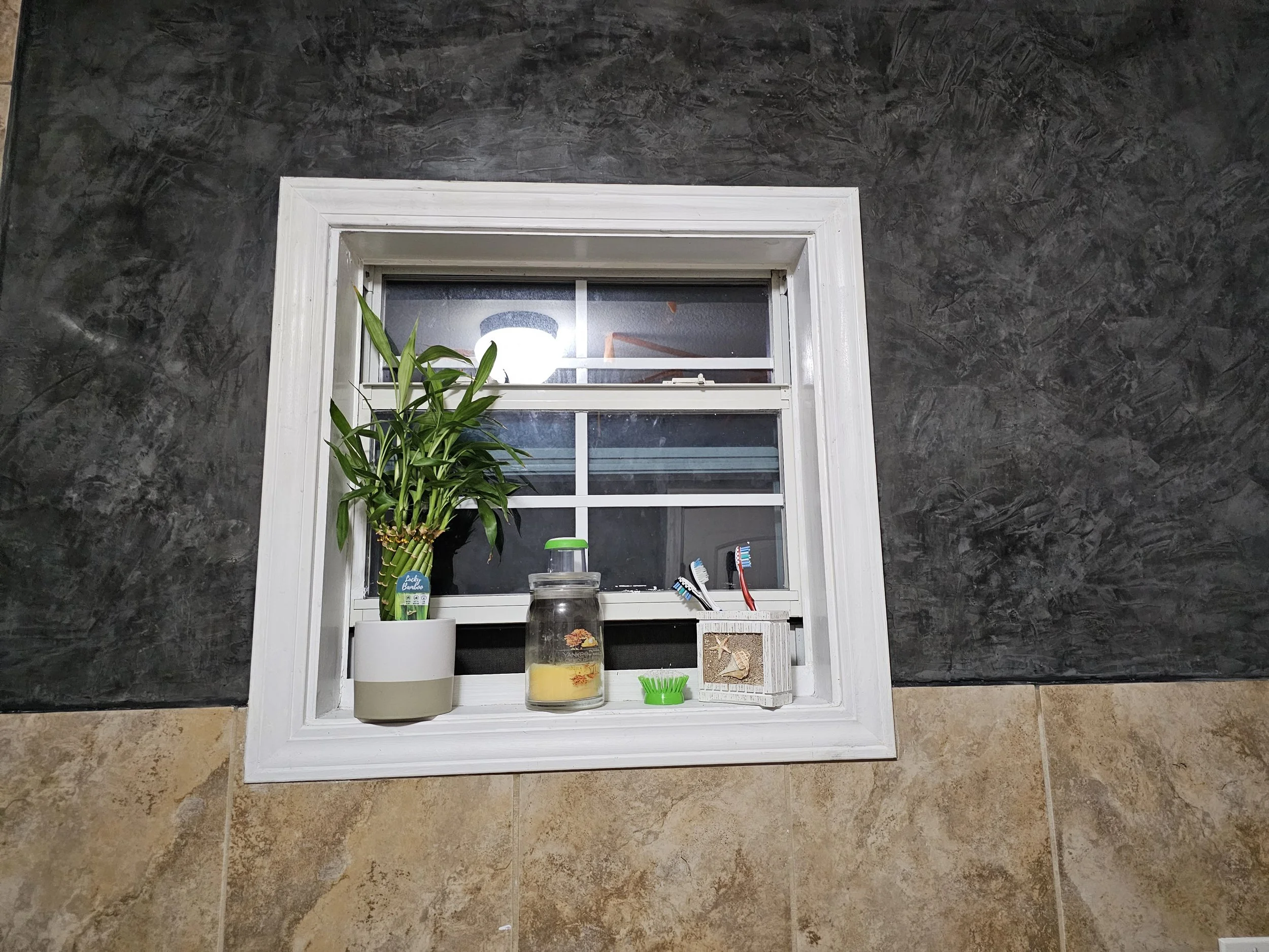 Venetian plaster on bathroom wall.
Fort Worth, TX