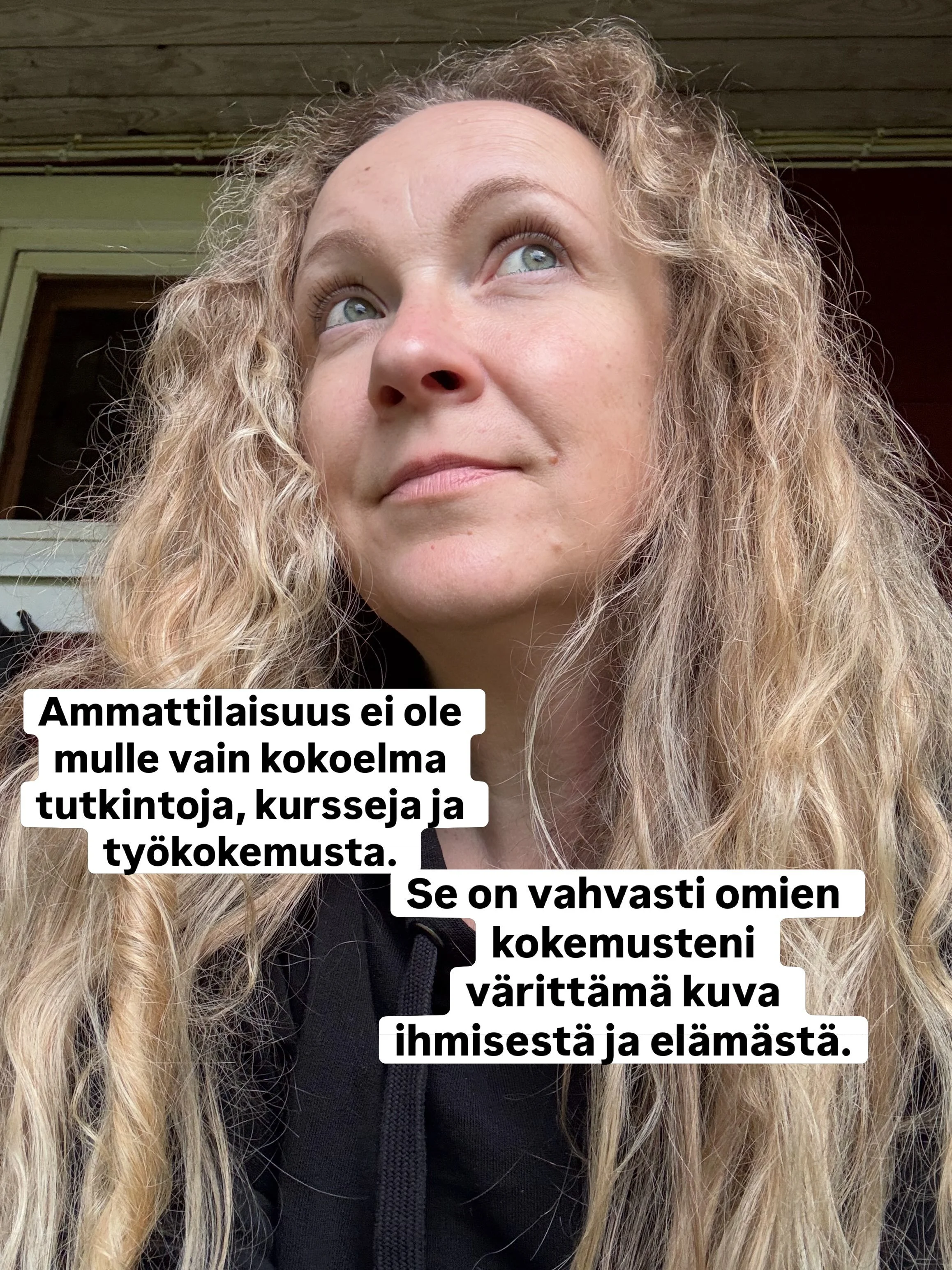 Ymp&auml;rist&ouml; muokkaa meist&auml; keit&auml; olemme. Se on osa sit&auml;, miten teen ty&ouml;t&auml;ni.

Millainen ymp&auml;rist&ouml; sin&auml; olet niille ihmisille, joita kohtaat?