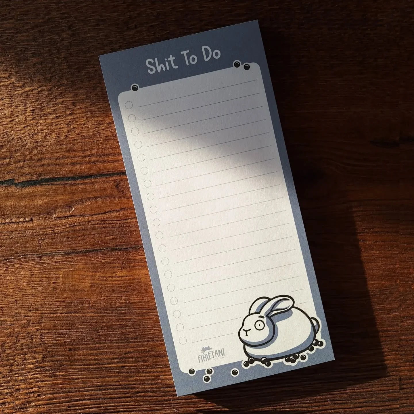 You asked for it 🤭 This new to do notepad is now available! ✨️

#shithappens #notepaddesign #stationaryaddict #stationarydesign #bunnystuff