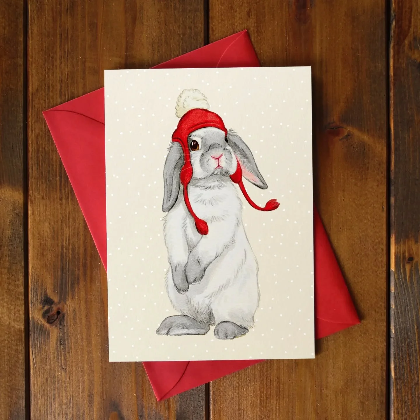 Don't forget to stay warm and cozy, everybun! 💛🍂
This little cutie was in fact one of my first card designs! We named him Binky the Bun 🥰 He's available as postcard, greeting card, book mark, on Christmas wrapping paper and as little note pad! Hop