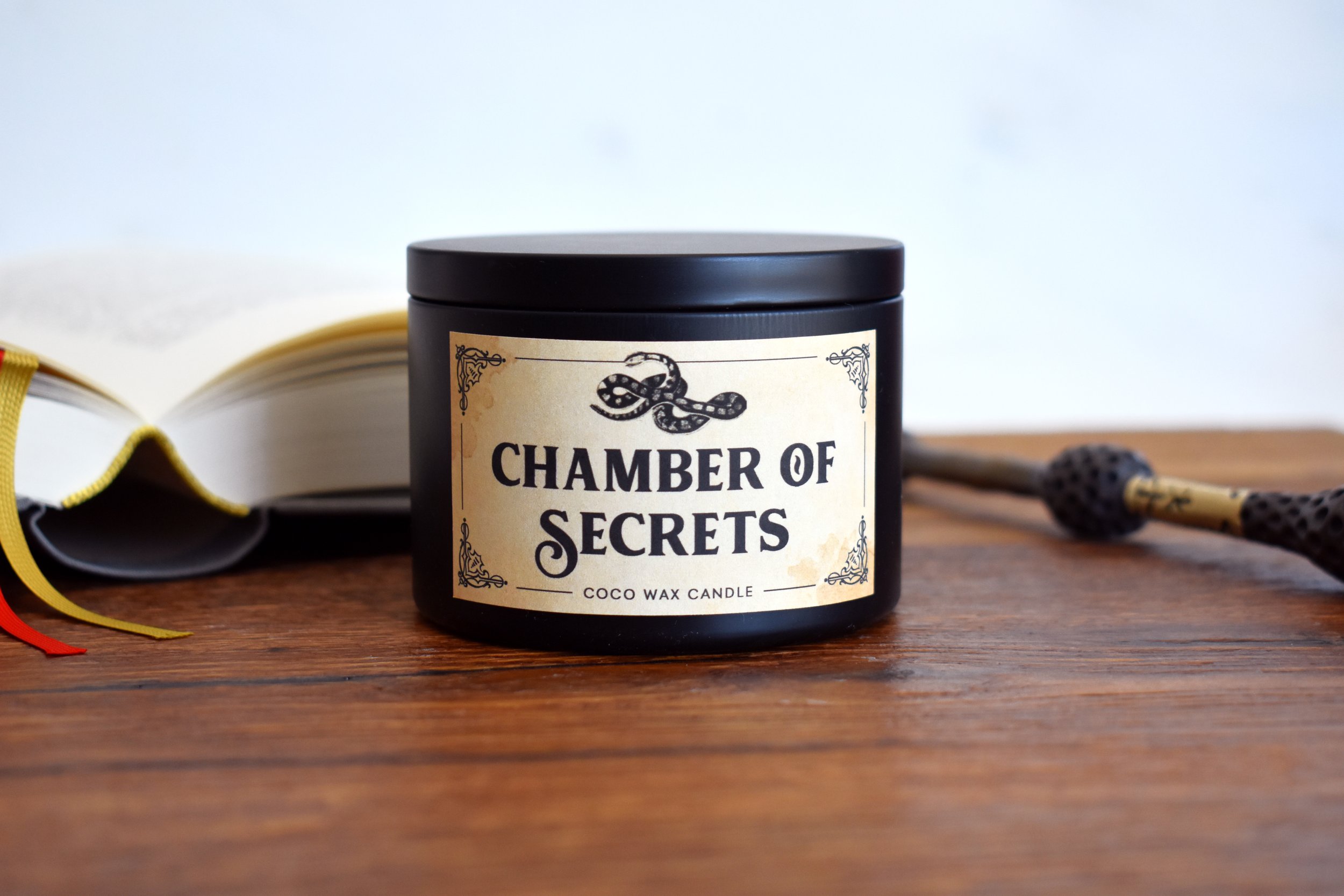 Candle "Chamber Of Secrets" | Vegan Coconut Wax Candle | Multiple Scents