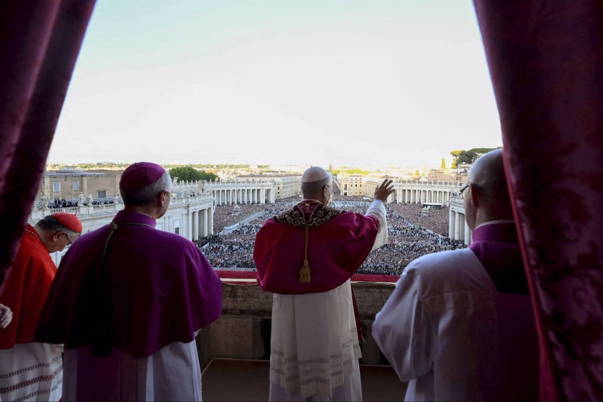 A new pope is chosen.  CNN Photo team report, first time we incorporated videos in photo-led interactives. 

Photo above by Francesco Sforza/Vatican Media/­Reuters