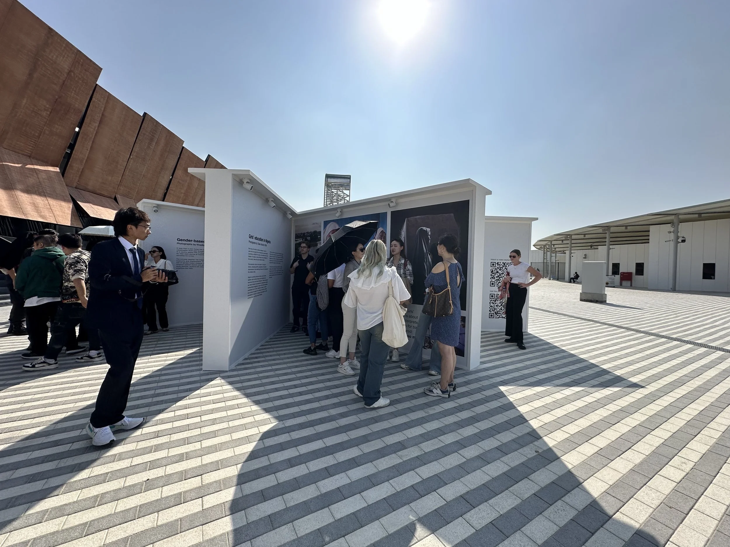 The CNN Photo team had two photo exhibits showcasing their photo-led AsEquals special project on gender inequality at the Climate Summit in Dubai on December 2023. 