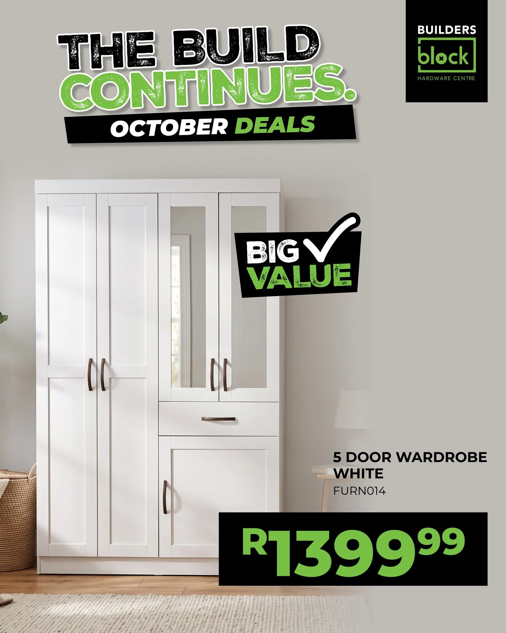 THE HEART OF THE HOME! 🍳💚 

We are more than just a hardware yard&mdash;we have everything you need to actually move in and live better. Swipe through to catch our massive October deals on top-tier kitchenware and appliances. Let&rsquo;s turn that 