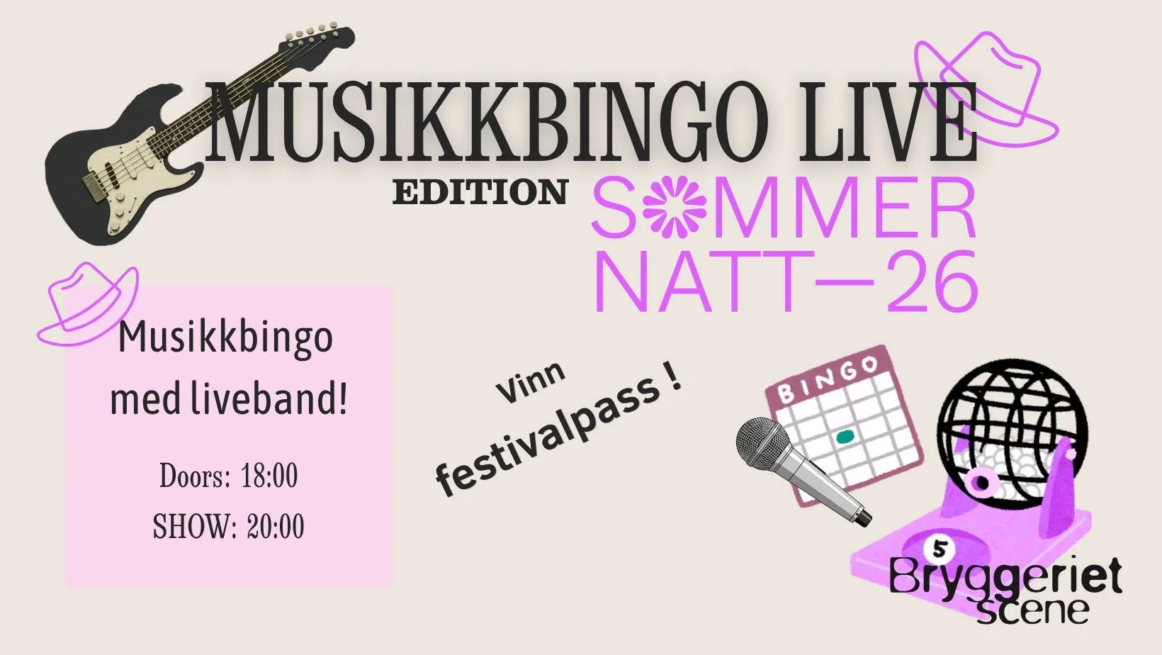 Musikkbingo Live - Sommernatt edition