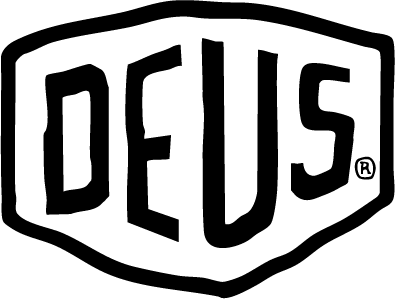 Deus Ex Machina logo with a white background and black text