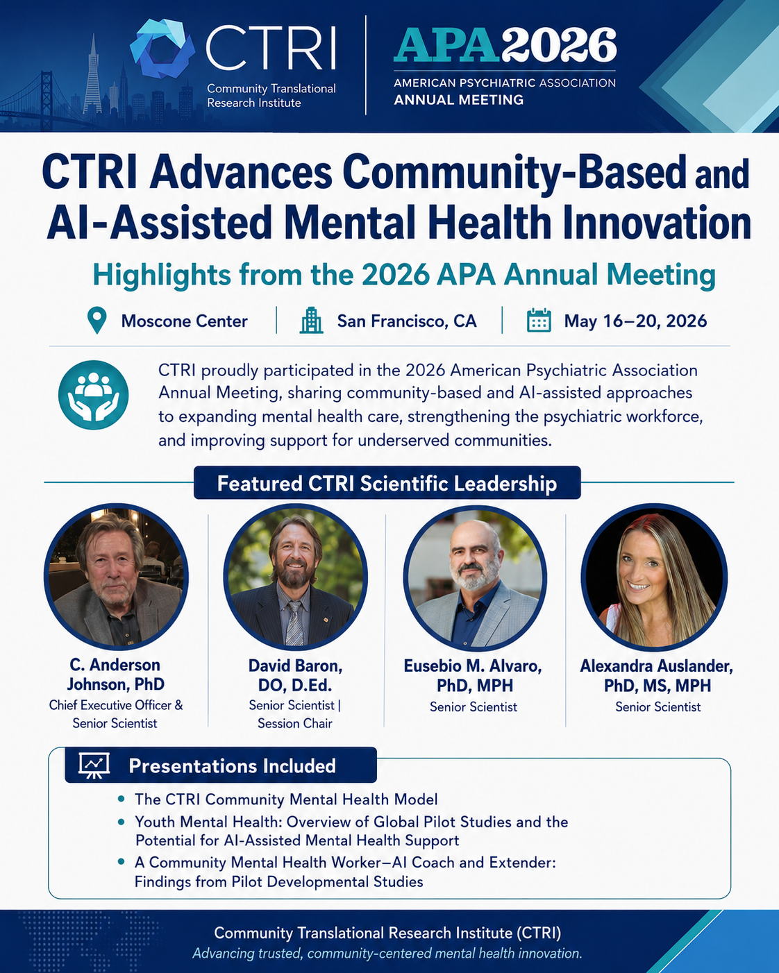 A Look Back: CTRI at APA 2026