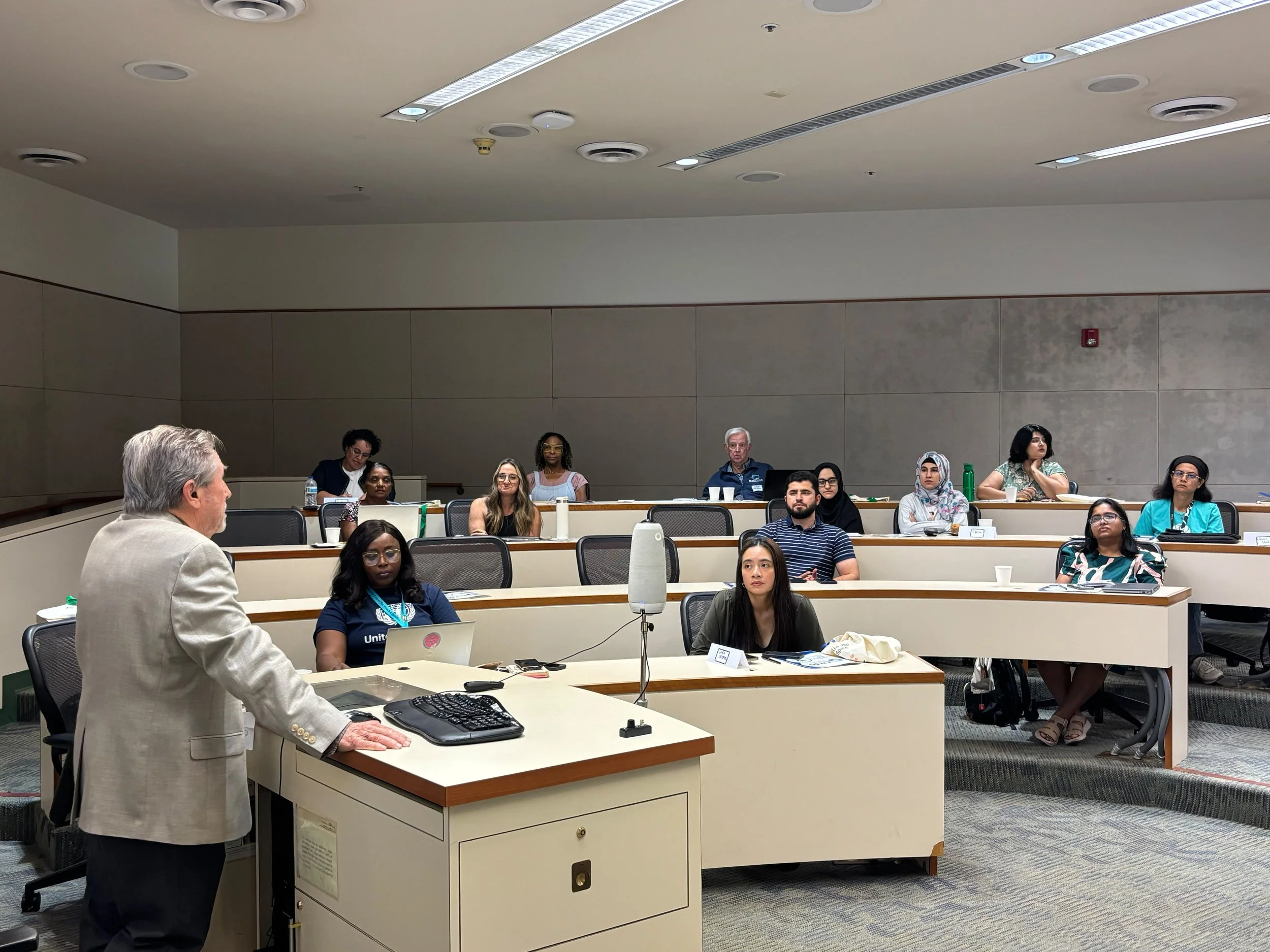 Dr. Andy Johnson, Dean of CGU and CEO CTRI leads CMHW orientation