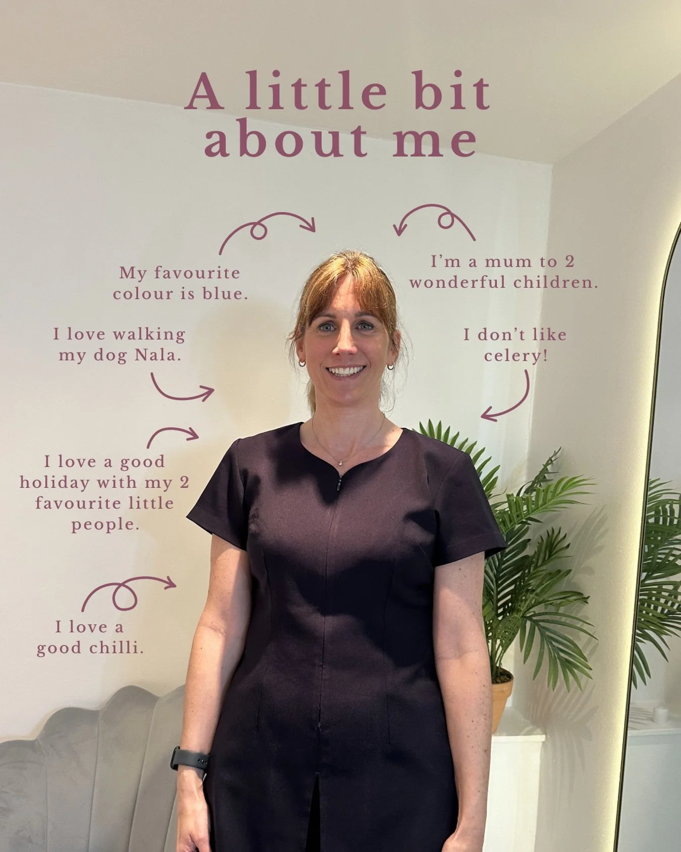 A little bit about me.

26 years of practice in Jersey, and you probably don&rsquo;t know much about me&hellip;

A few small things: I&rsquo;m a mum to two wonderful children. My dog Nala gets me out the house. I love a good chilli, a proper holiday,