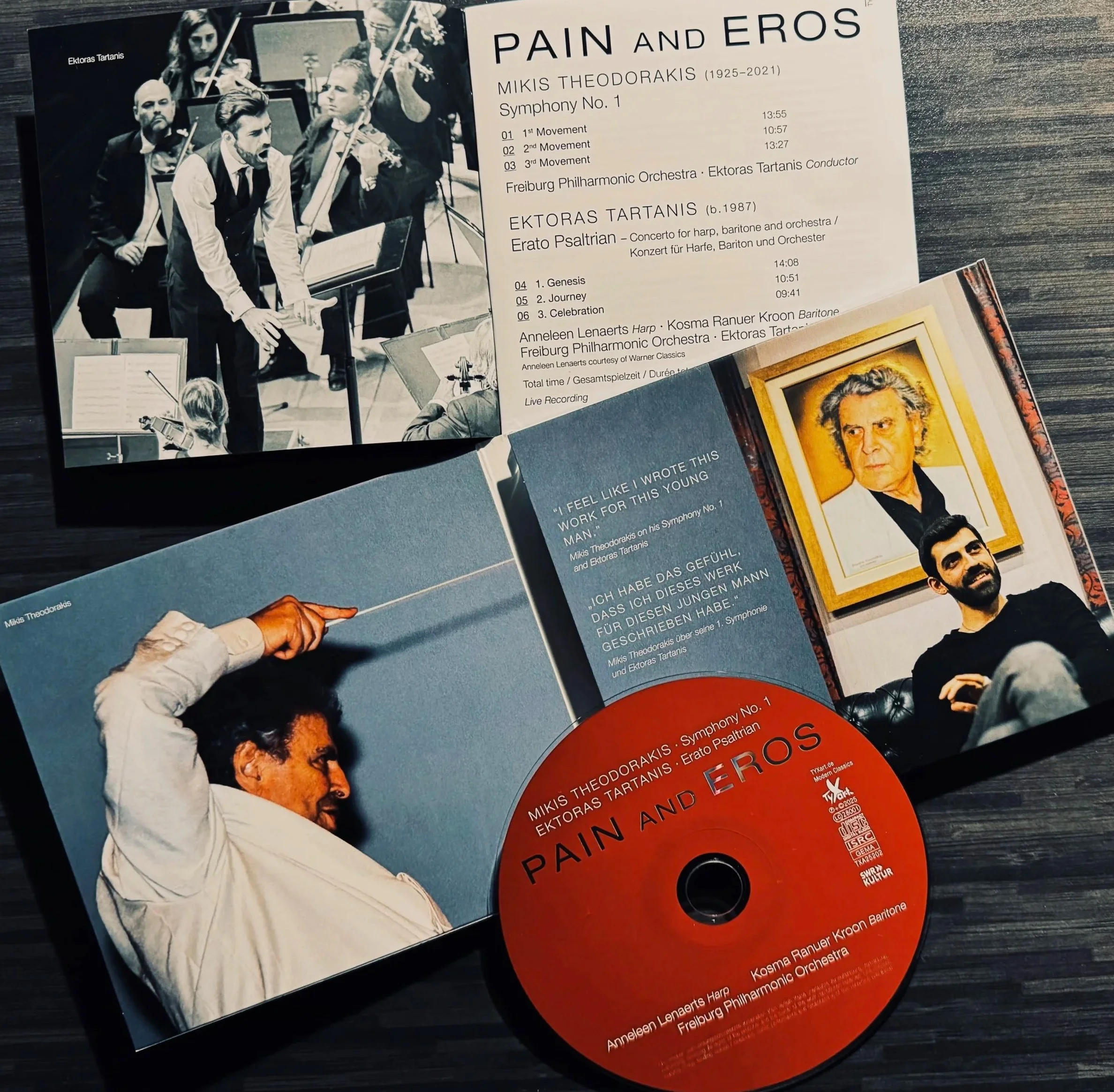 Ektoras Tartanis in zwei Kategorien für den Preis der deutschen Schallplattenkritik nominiert.