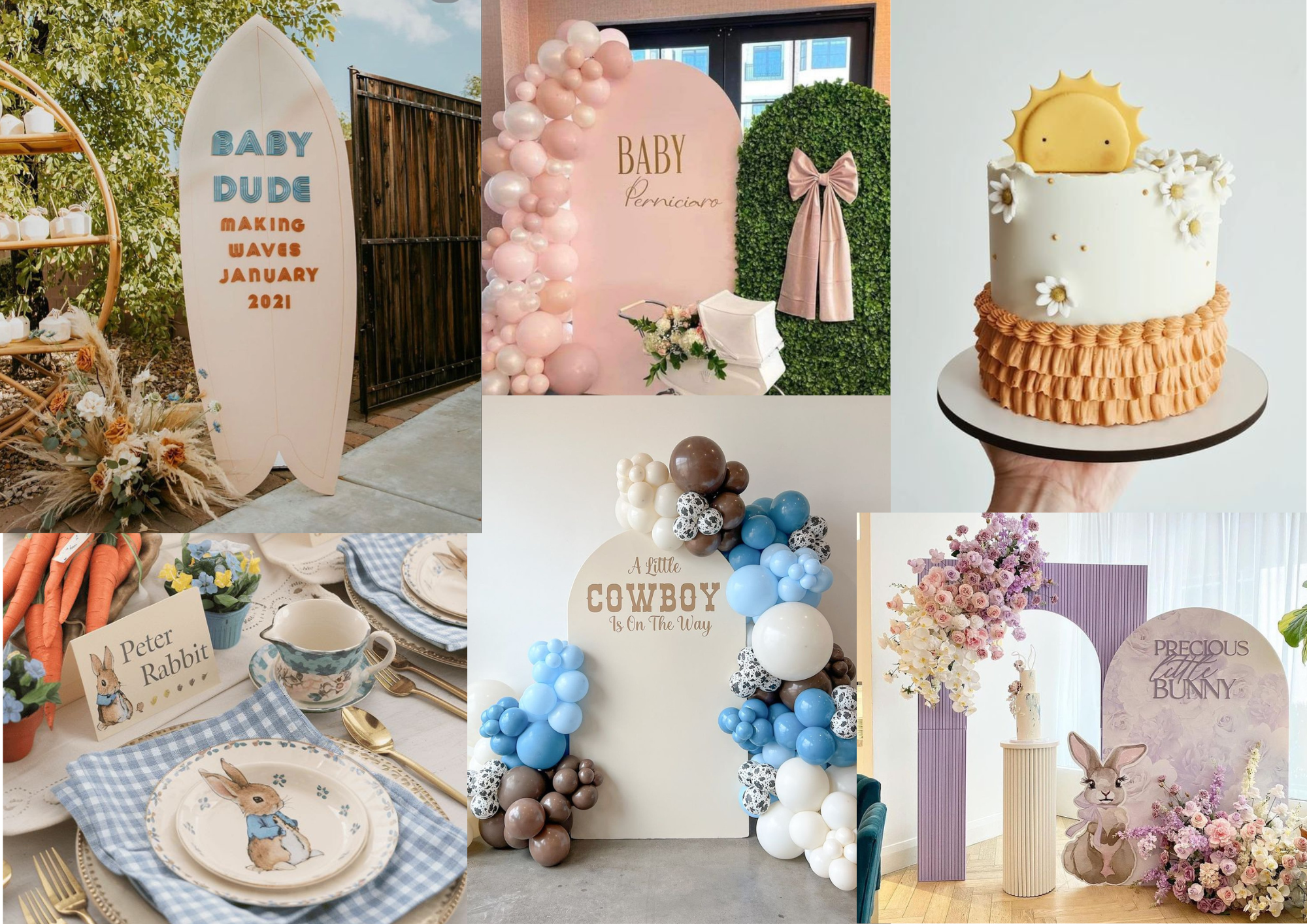 BABY SHOWER THEMES that are too cute to resist
