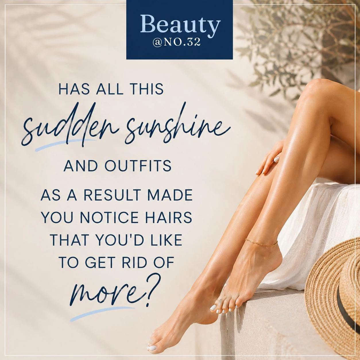 Has all this sudden sunshine and summer outfits made you notice hairs you&rsquo;d rather not be dealing with? ☀️✨

You&rsquo;re definitely not alone.

Whether you&rsquo;re looking for a quick, smooth refresh with waxing or you&rsquo;re ready to commi