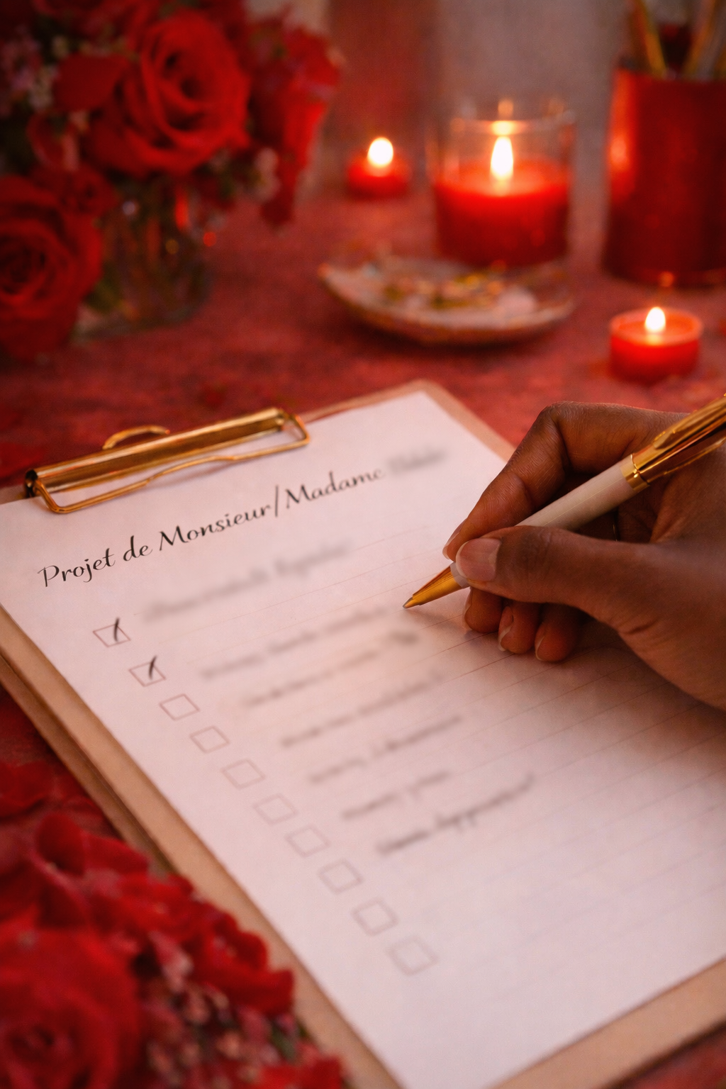 projet pour une demande en mariage, un anniversaire surprise ou une soirée avec décorations romantiques.