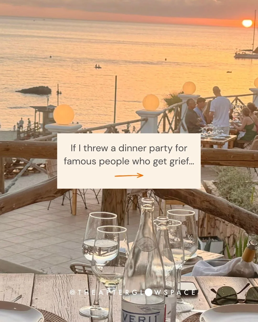 If I threw a dinner party for famous people who get grief, these are the guests I&rsquo;d want round my table.

Every one of them has loved someone and lost them. And every one of them talks about grief honestly. Not as something to get over or hide 