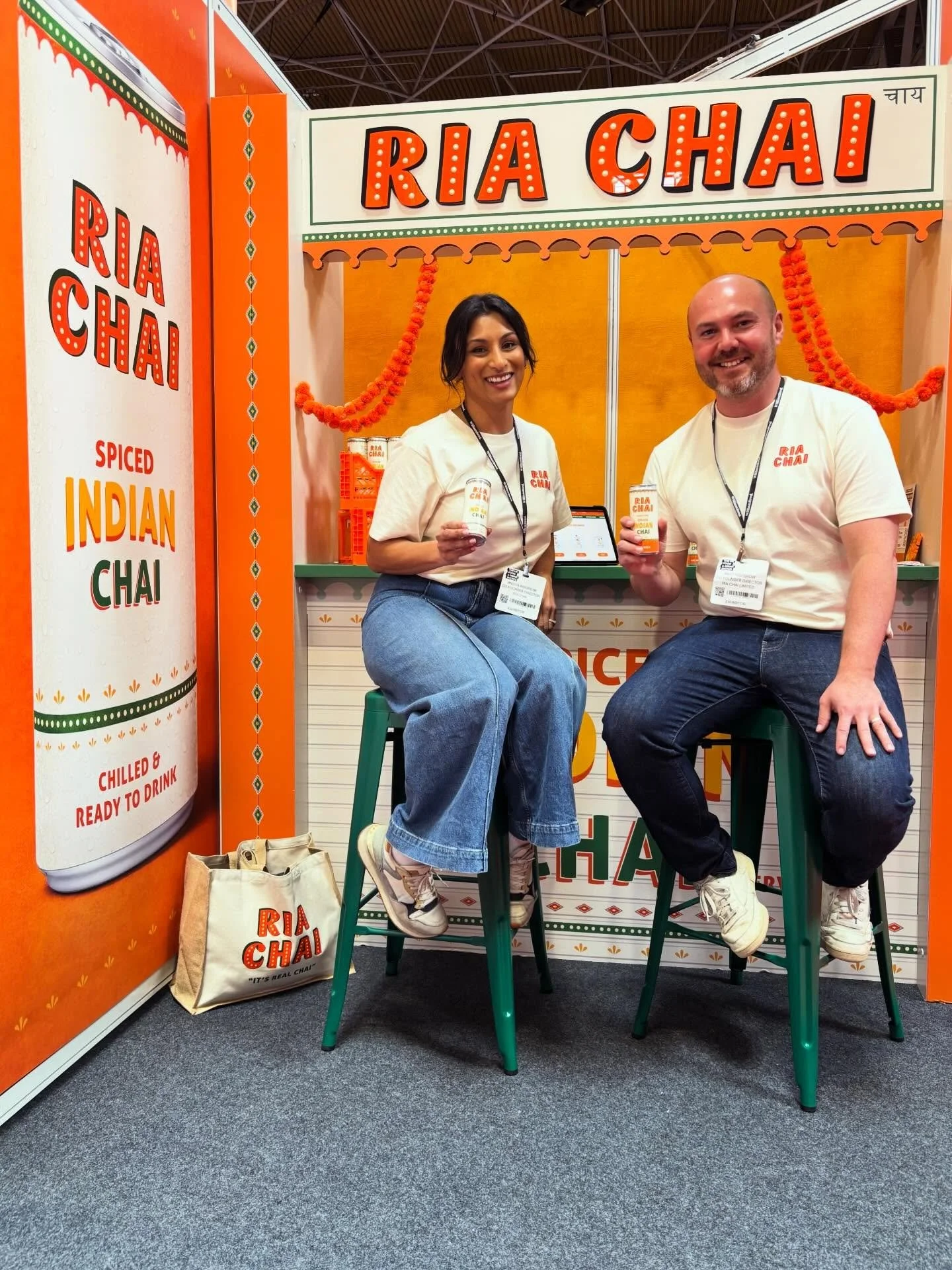 First day at the @foodanddrinkexpo has been incredible! Thank you to everyone who came to visit us today. We have ended our day on a high.

Come and say hi at stand D139
.
.
.
.
.
.

#challengerbrand #chai #masalachai #chilledchai #startup