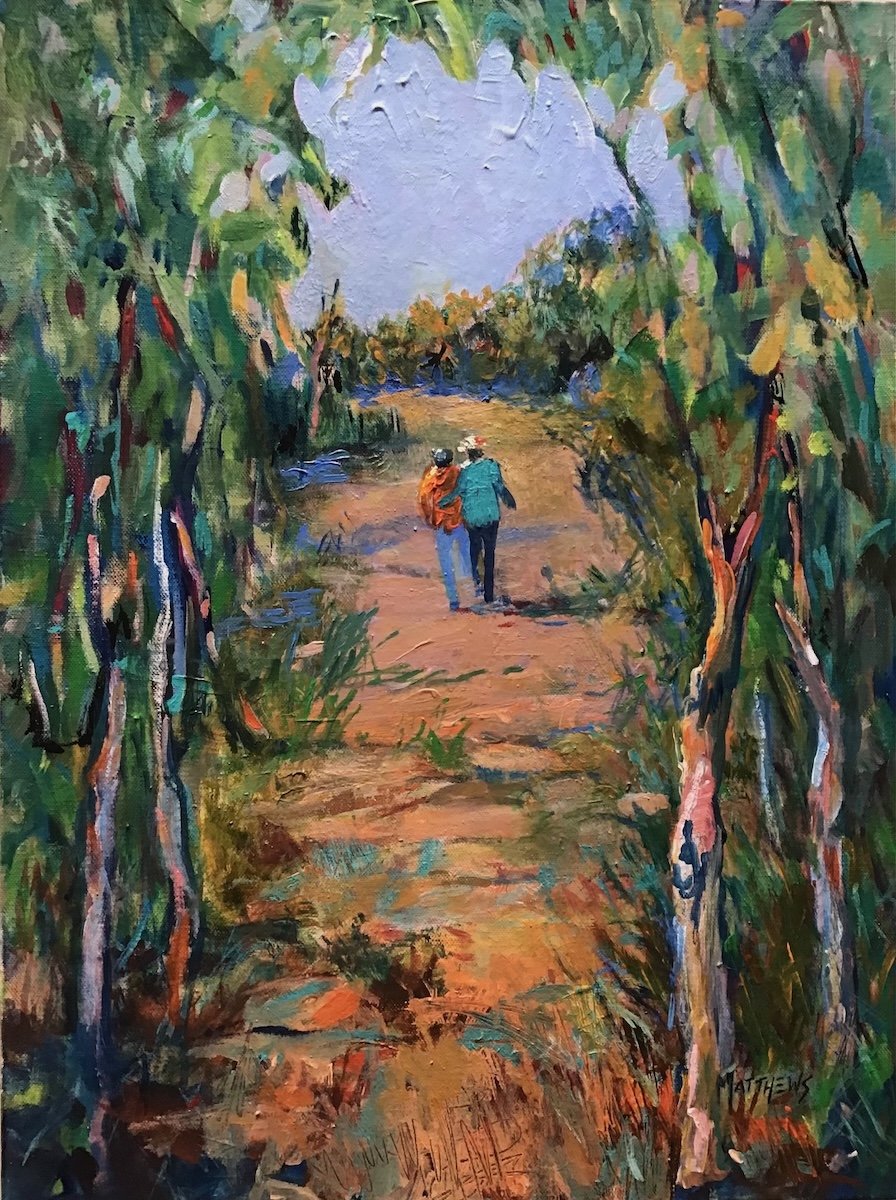 Morning Stroll by Janet Matthews Acrylic 18x24 inches $400.jpeg
