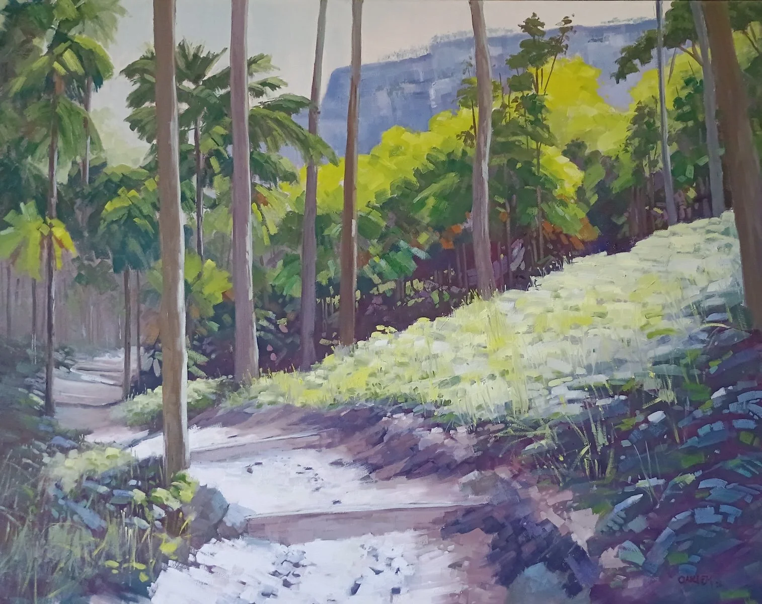 Karol Oakley Seaview Artists Gallery pathway through trees.jpg