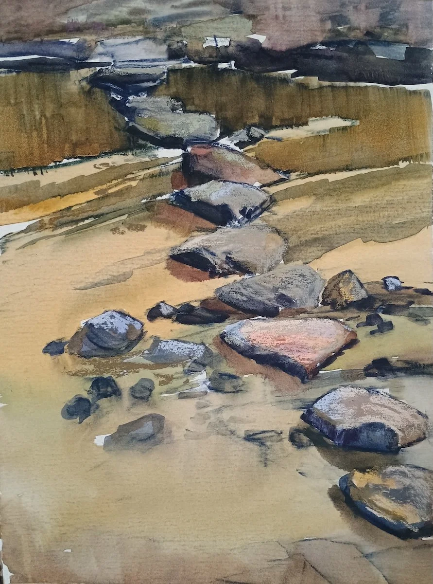 Karol Oakley Seaview Artists Gallery rocks.jpg