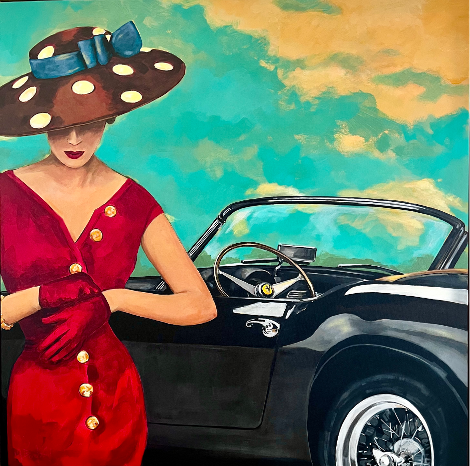 Glenda Borchad red ferrari 1 acrylic.png