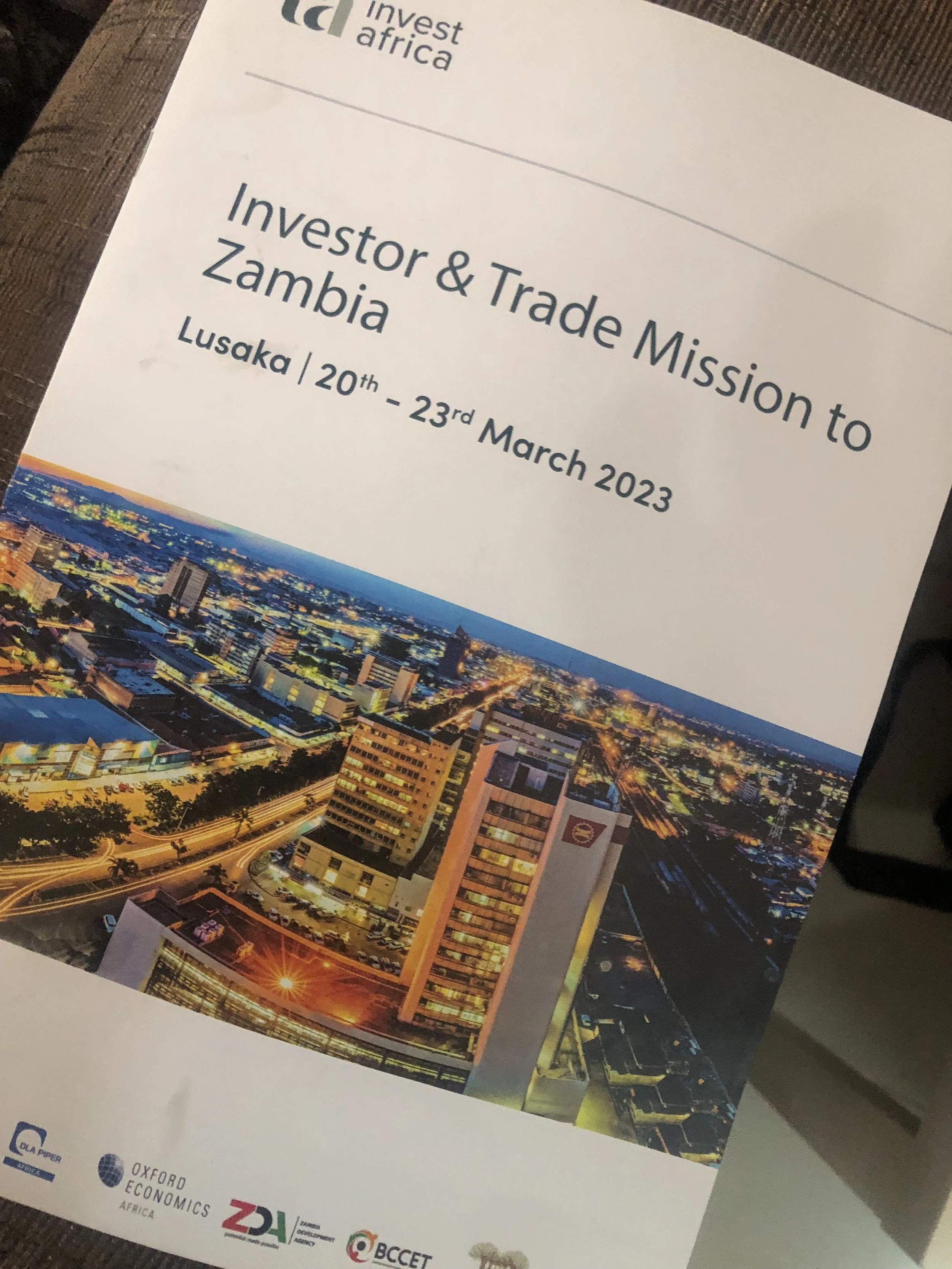 Invest Africa Concludes Successful Visit to Zambia