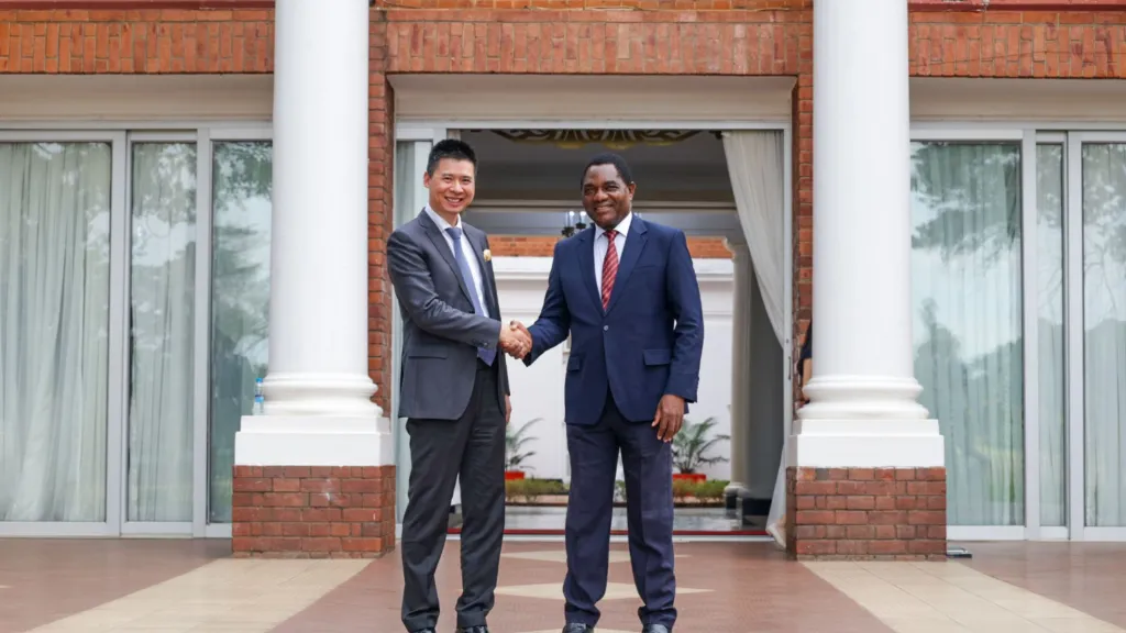 LONGi Revisits Zambian President to Co-Create New Clean Energy Partnership Ecosystem