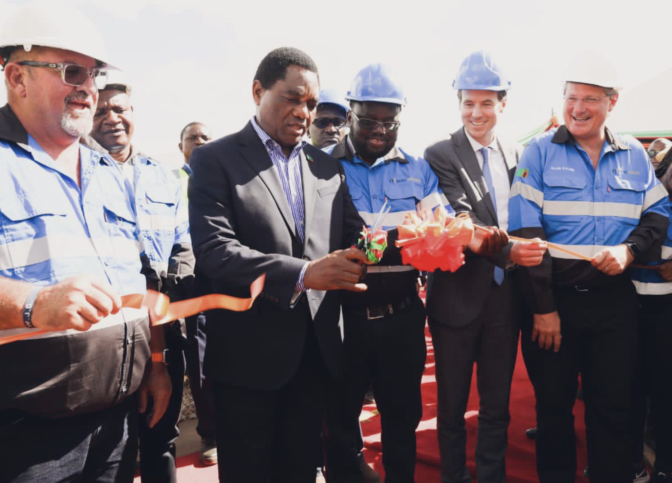 President Hichilema Announces Funding for Mimbula Copper Mines