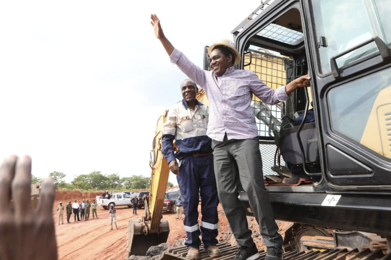 President Hichilema Opens New Zambian-Owned Mine In Luapula