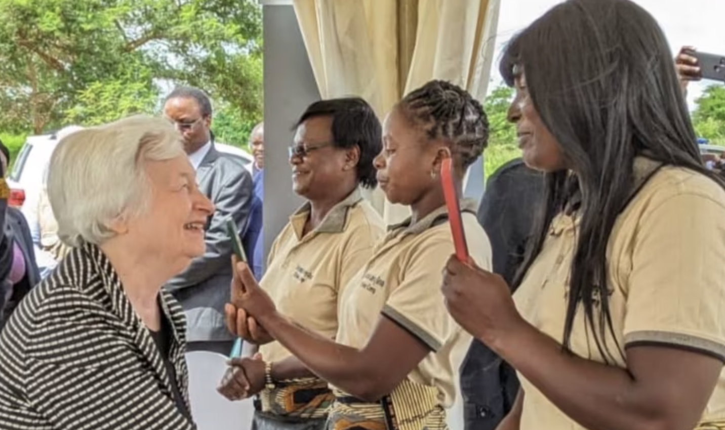 Yellen visits Zambian farm to showcase Africa’s agricultural potential