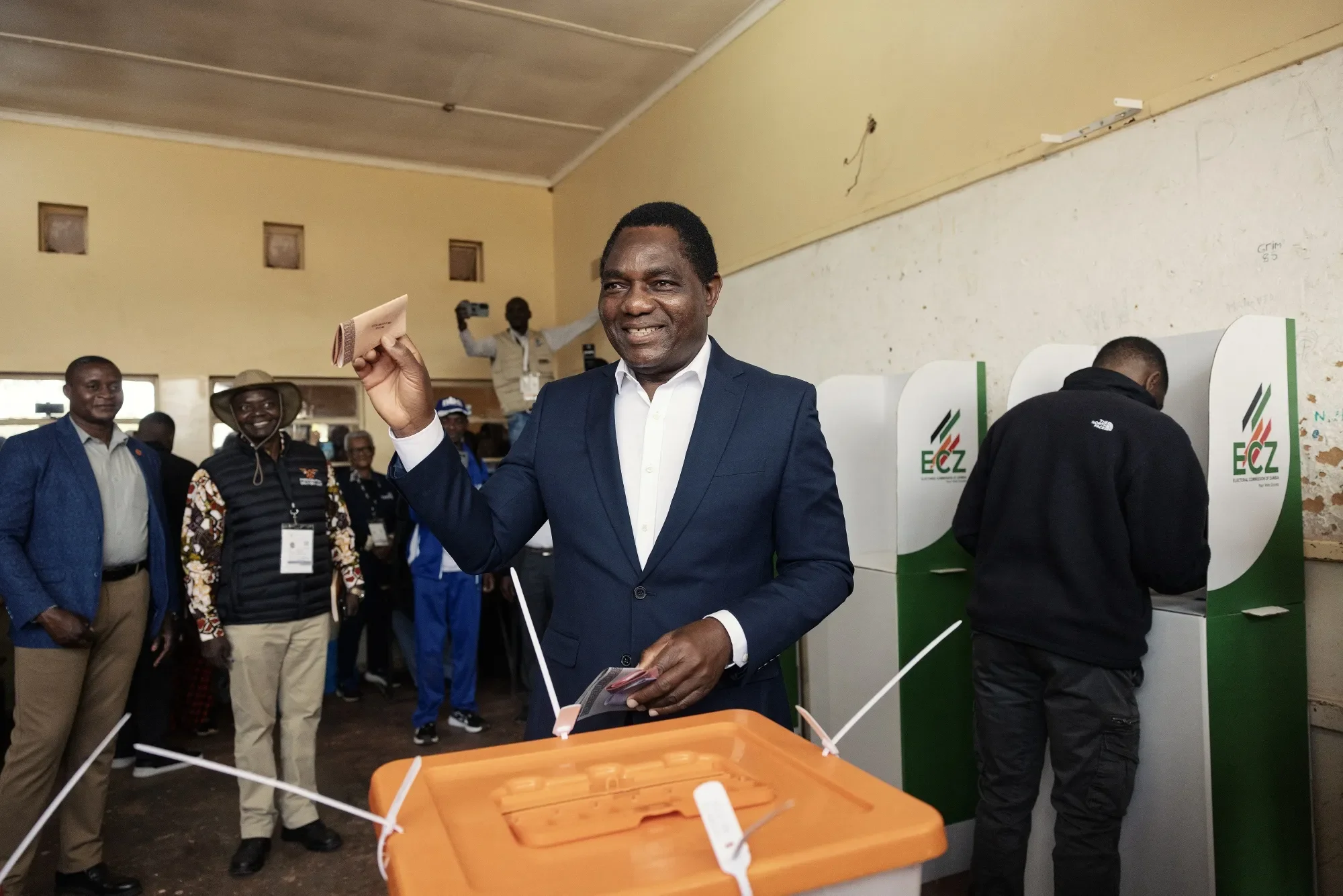 Zambia’s Pro-Business President Wins Second Term in Election