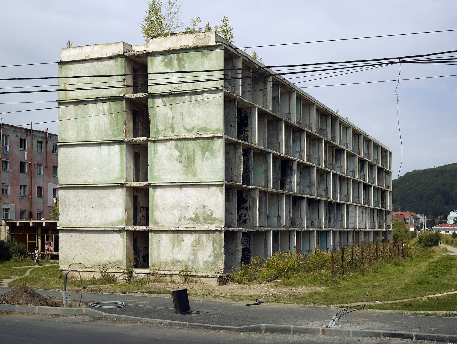 Housing Block Ruin, 120 x 160 cm, Romania 2018
