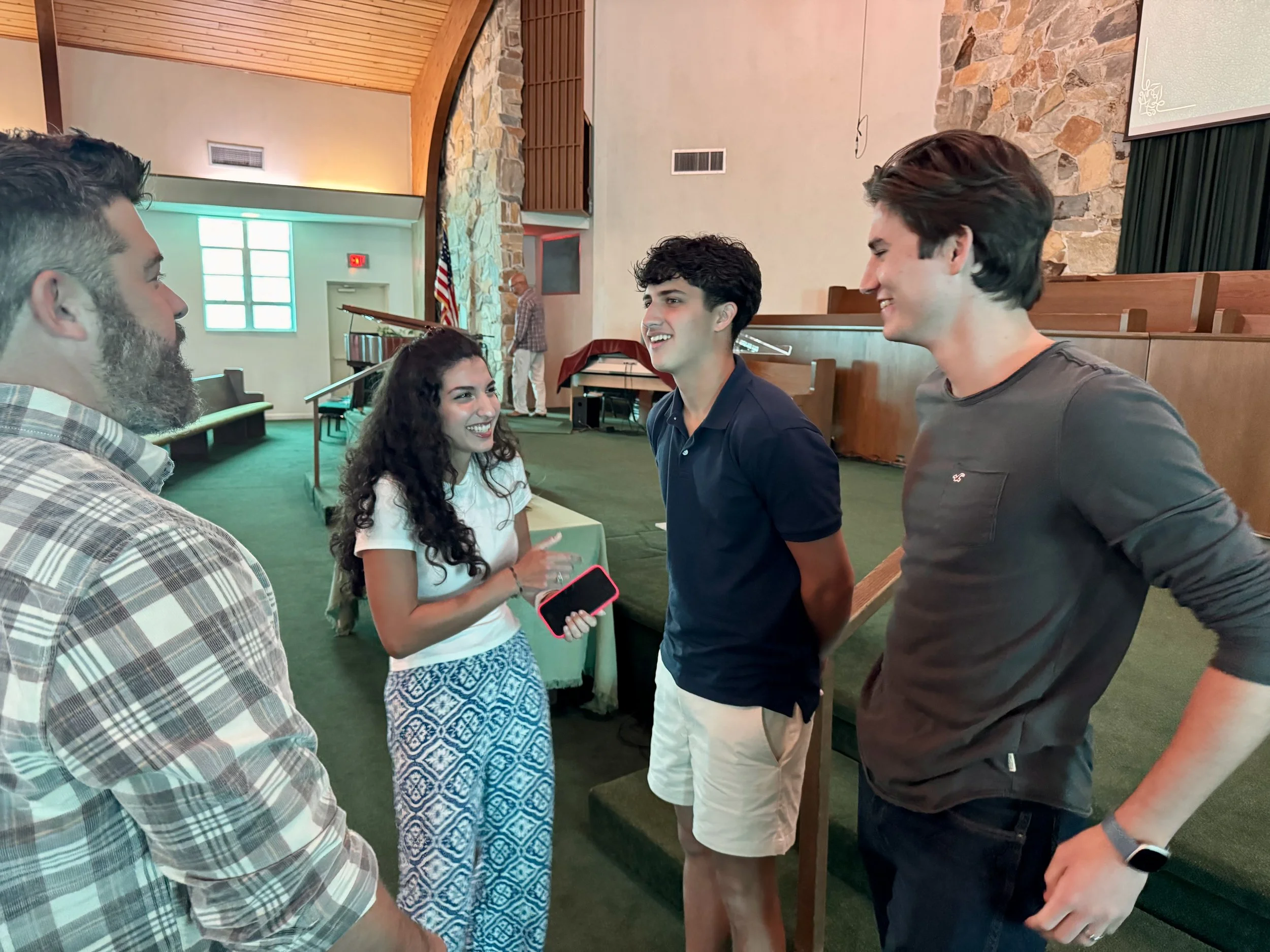 Fellowship and fun taking place with our team at the West Palm Beach church