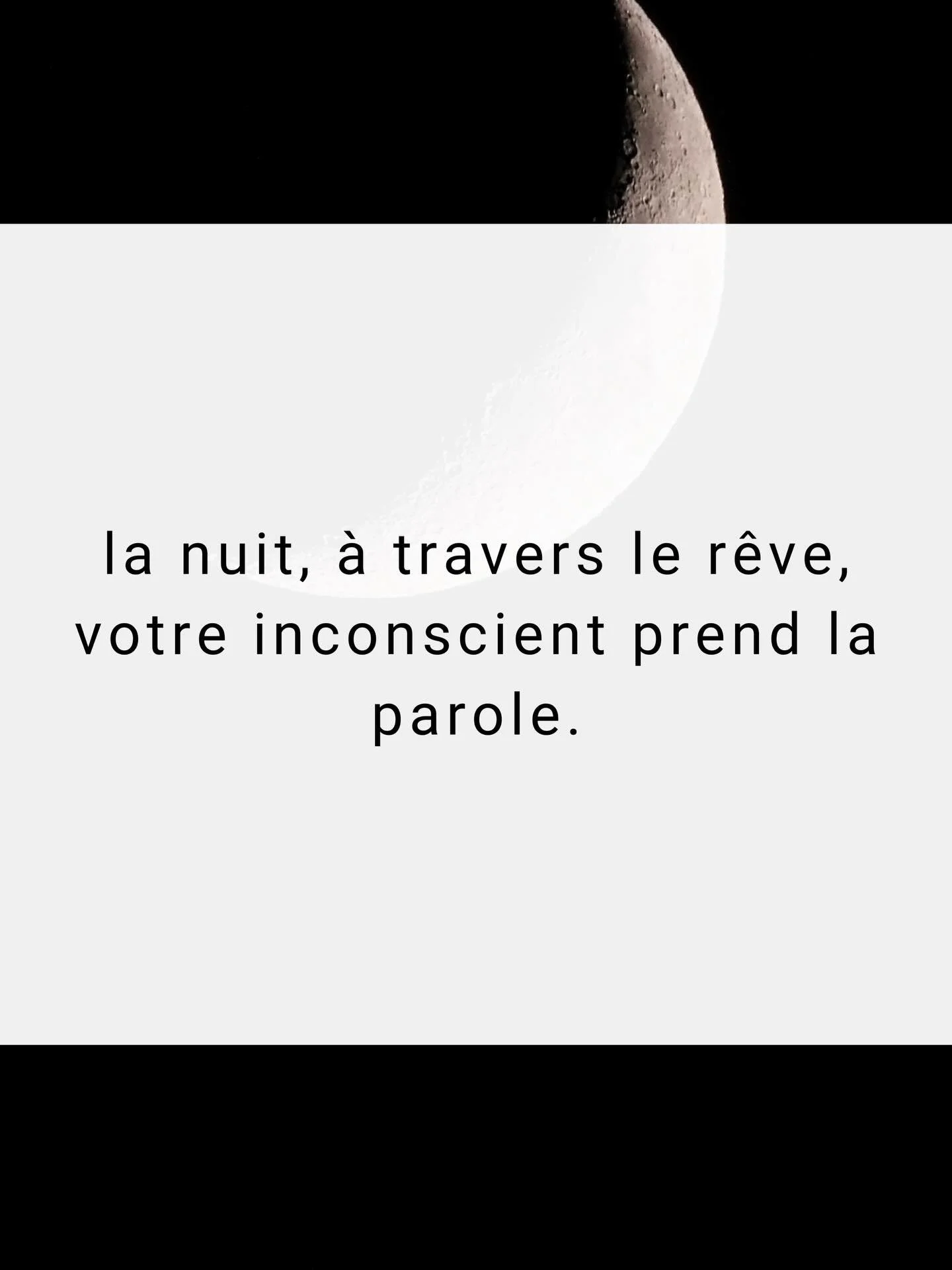 Le r&ecirc;ve est une formation de compromis entre d&eacute;sir et d&eacute;fense, il n&rsquo;a pas de dictionnaire universel. 
Vos r&ecirc;ves ne sont pas &agrave; interpr&eacute;ter &ldquo;tout faits&rdquo; : ils se d&eacute;plient et prennent sens