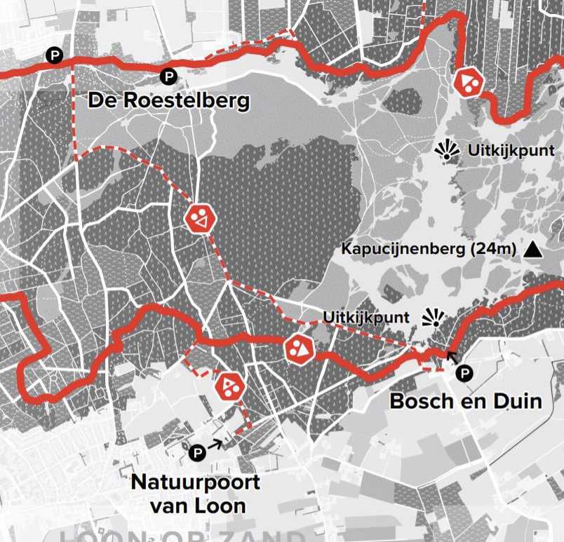 Mountainbike routekaarten