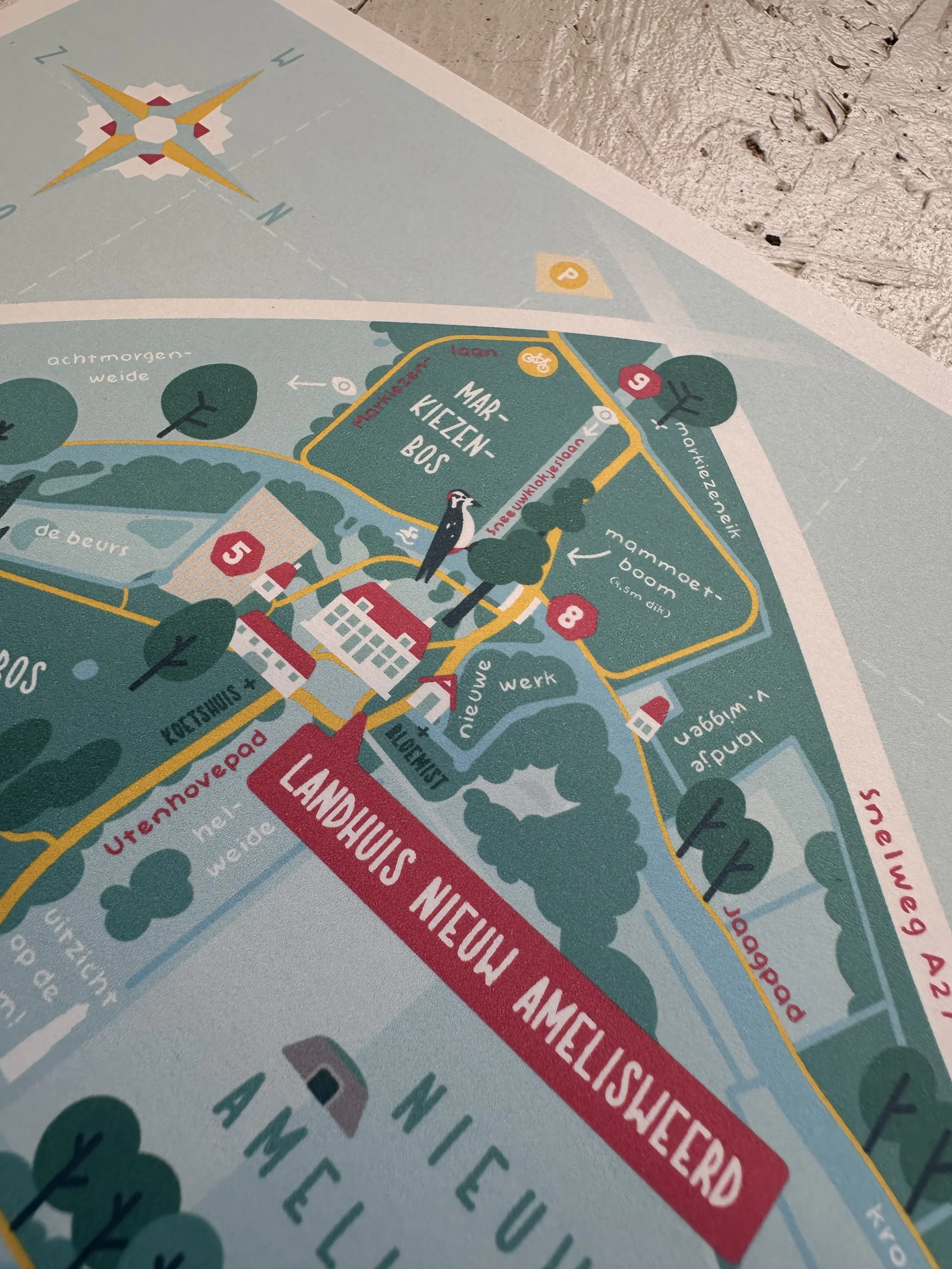 Amelisweerd plattegrond