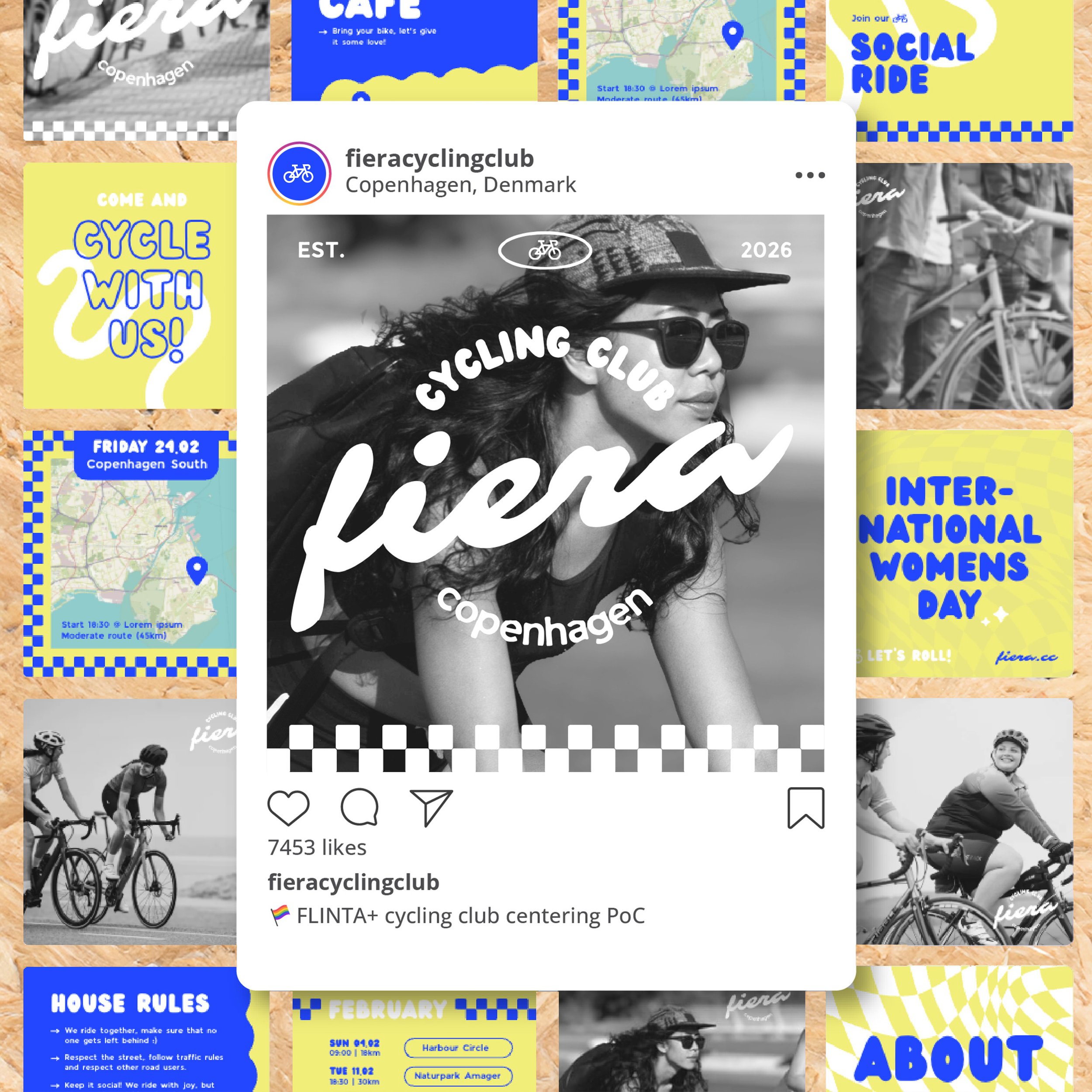 Visuele Branding Fietsclub
