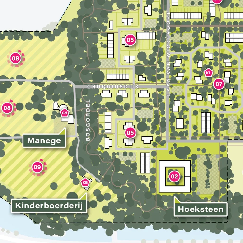 Woonwijk plattegrond