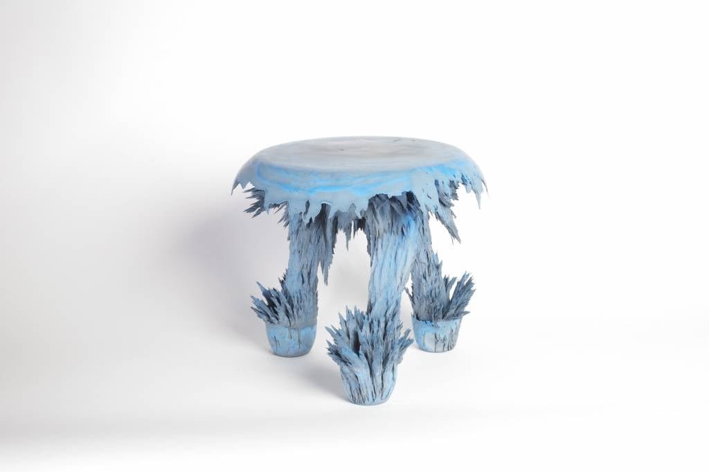 Gravity Stool Blue & Grey  | Jólan van der Wiel