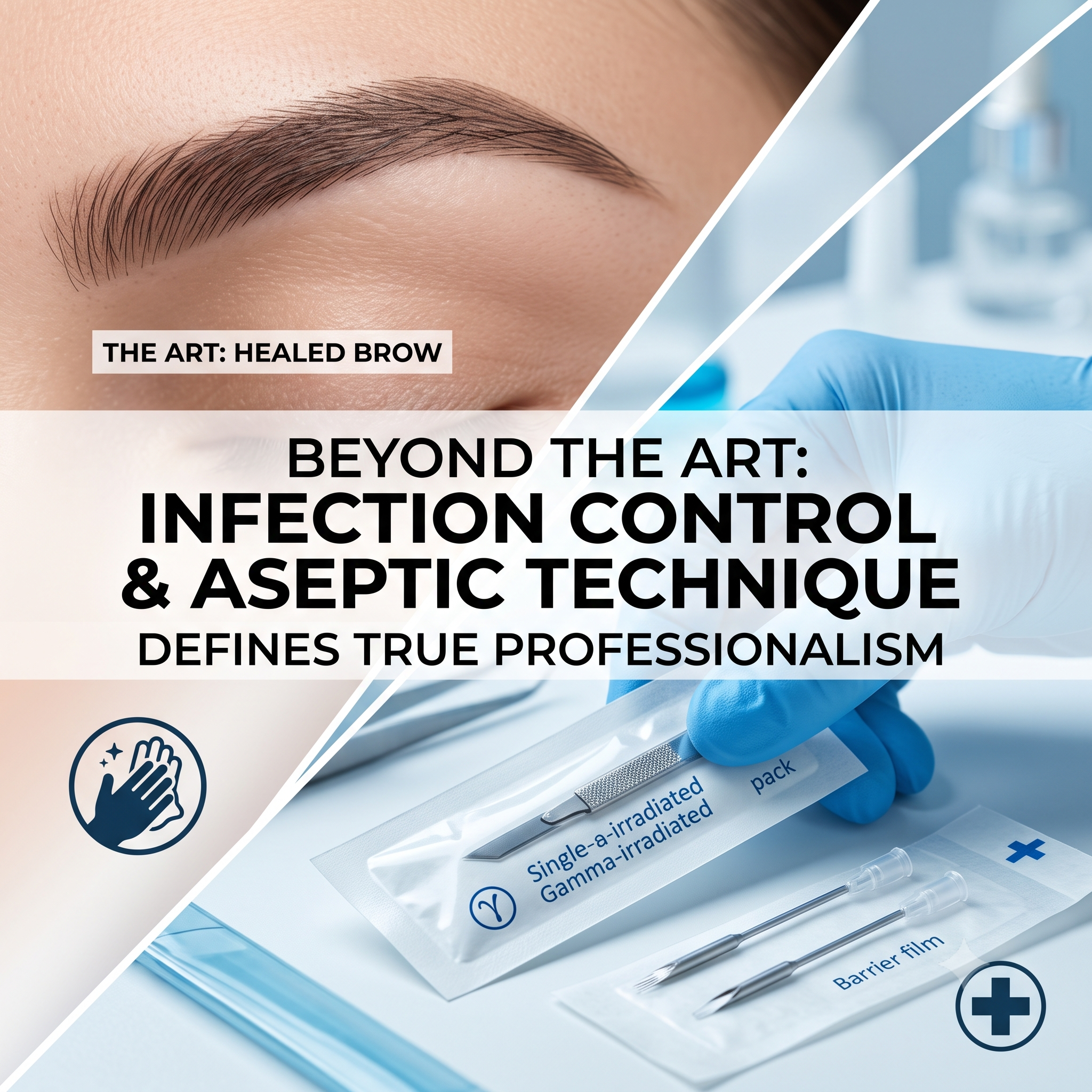 Beyond the Art: Why Infection Control and Aseptic Technique Define a Truly Professional Cosmetic Tattoo Specialist