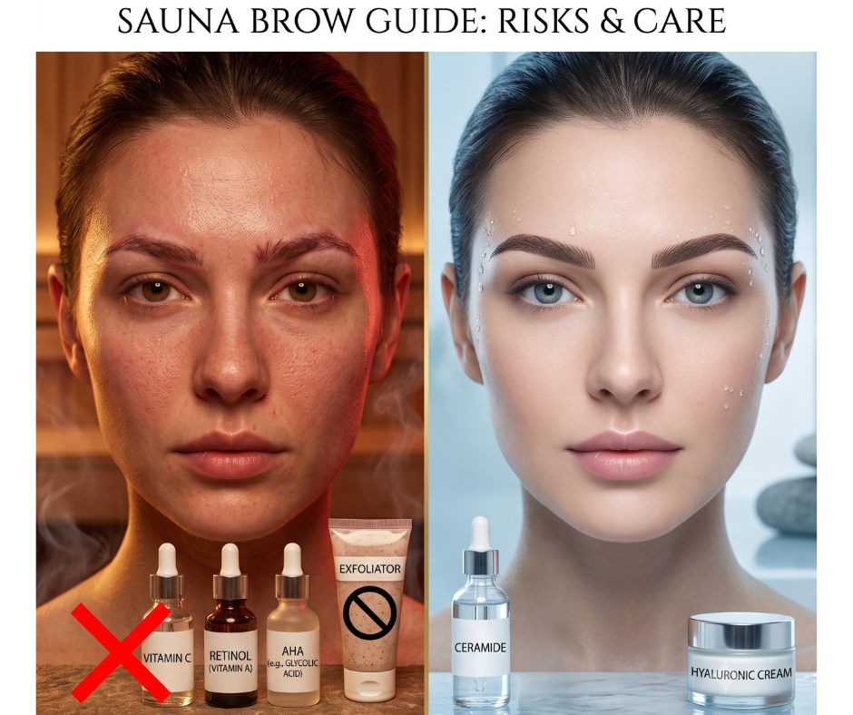 The Sauna Dilemma: Heat, Sweat, and the Science of Nano Brow Longevity