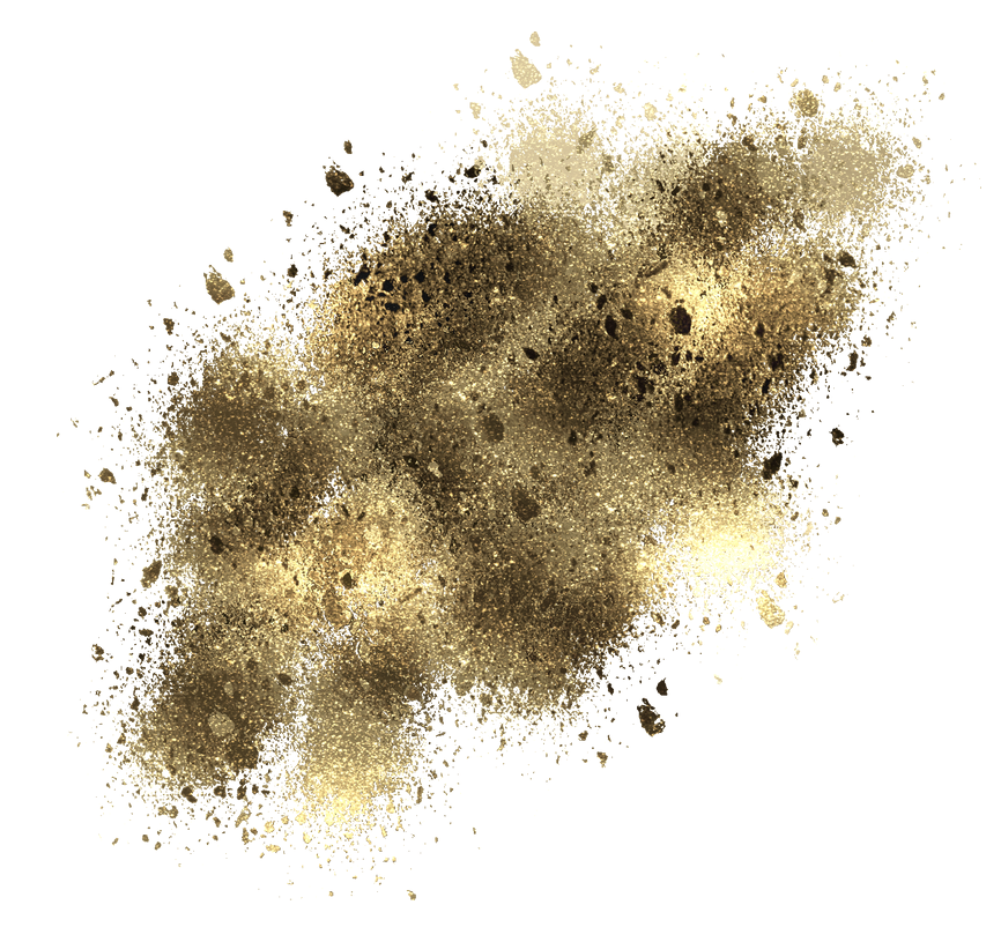 A symbol of textured gold created the density of SMP on the second phase
