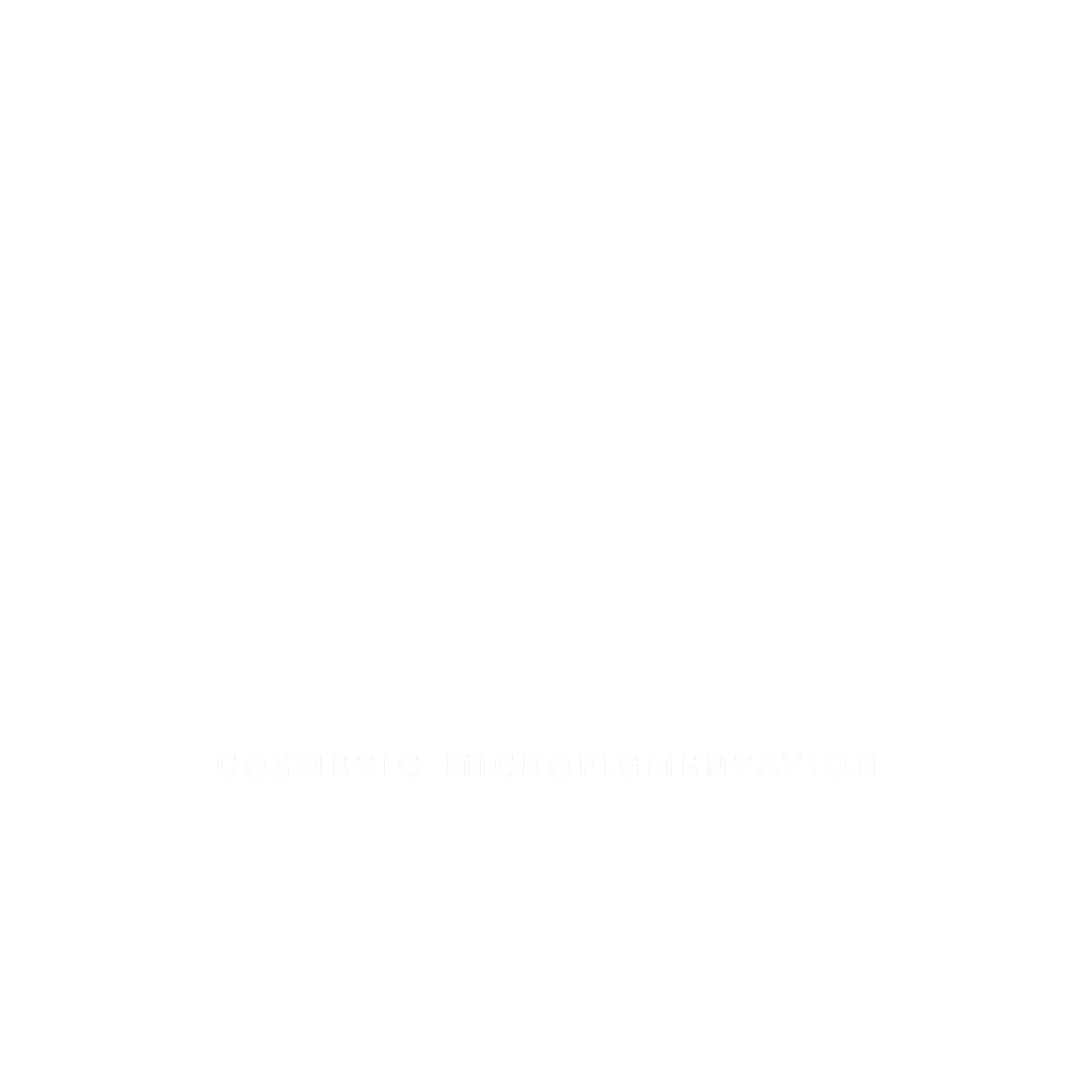 White logo and text. The logo is a stylised sunburst, with lines radiating outward from a small circle. Below, the text reads: 'Uradiant' in large font, and underneath in smaller font, 'COSMETIC MICROPIGMENTATION'.