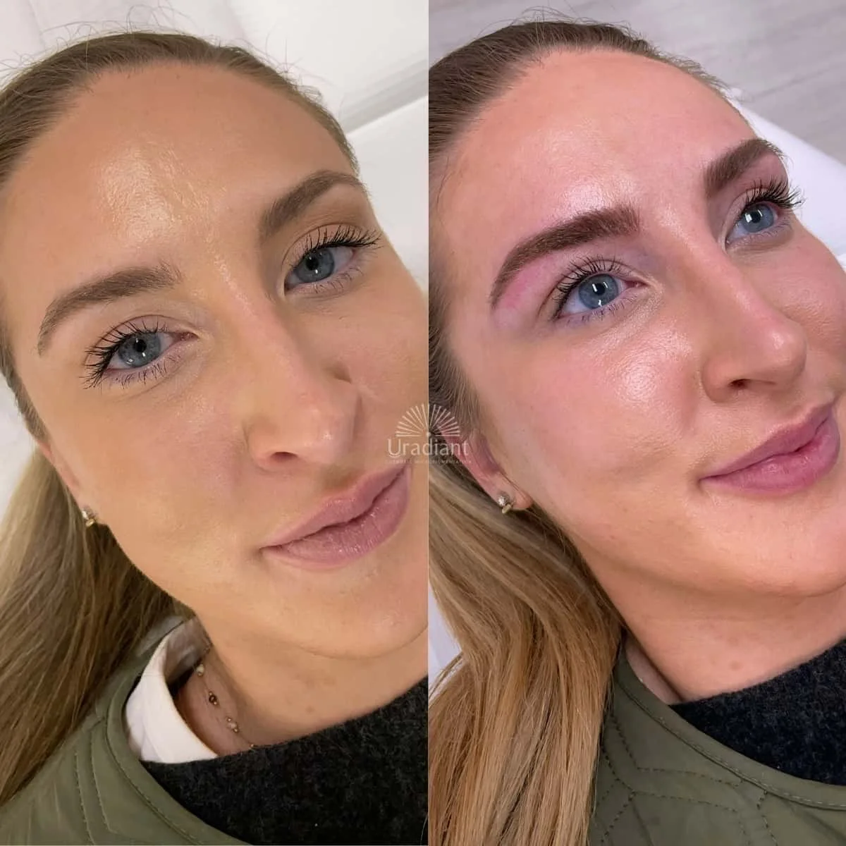 Naturally Fluffy & Feathered nano brow at Sydney cosmetic tattoo studio