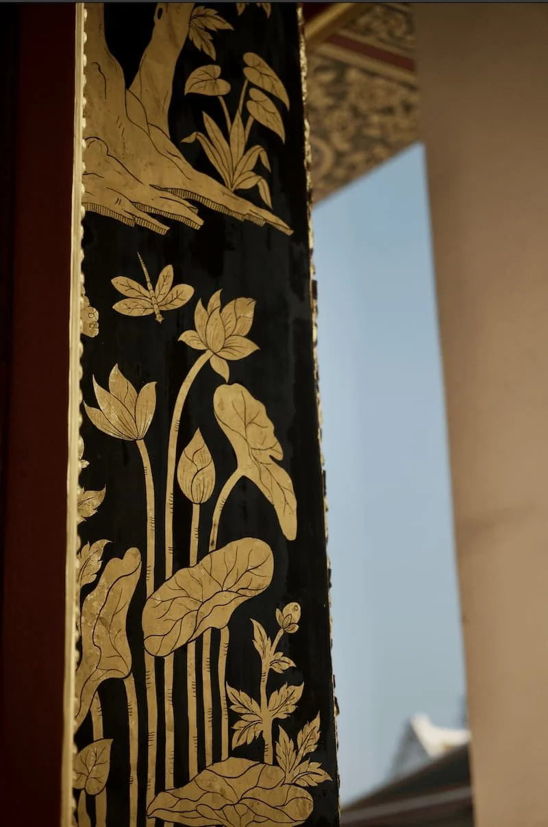 The golden door opens in the warm sun light, inviting clients to learn more about cosmetic hairstroke procedure and experience.