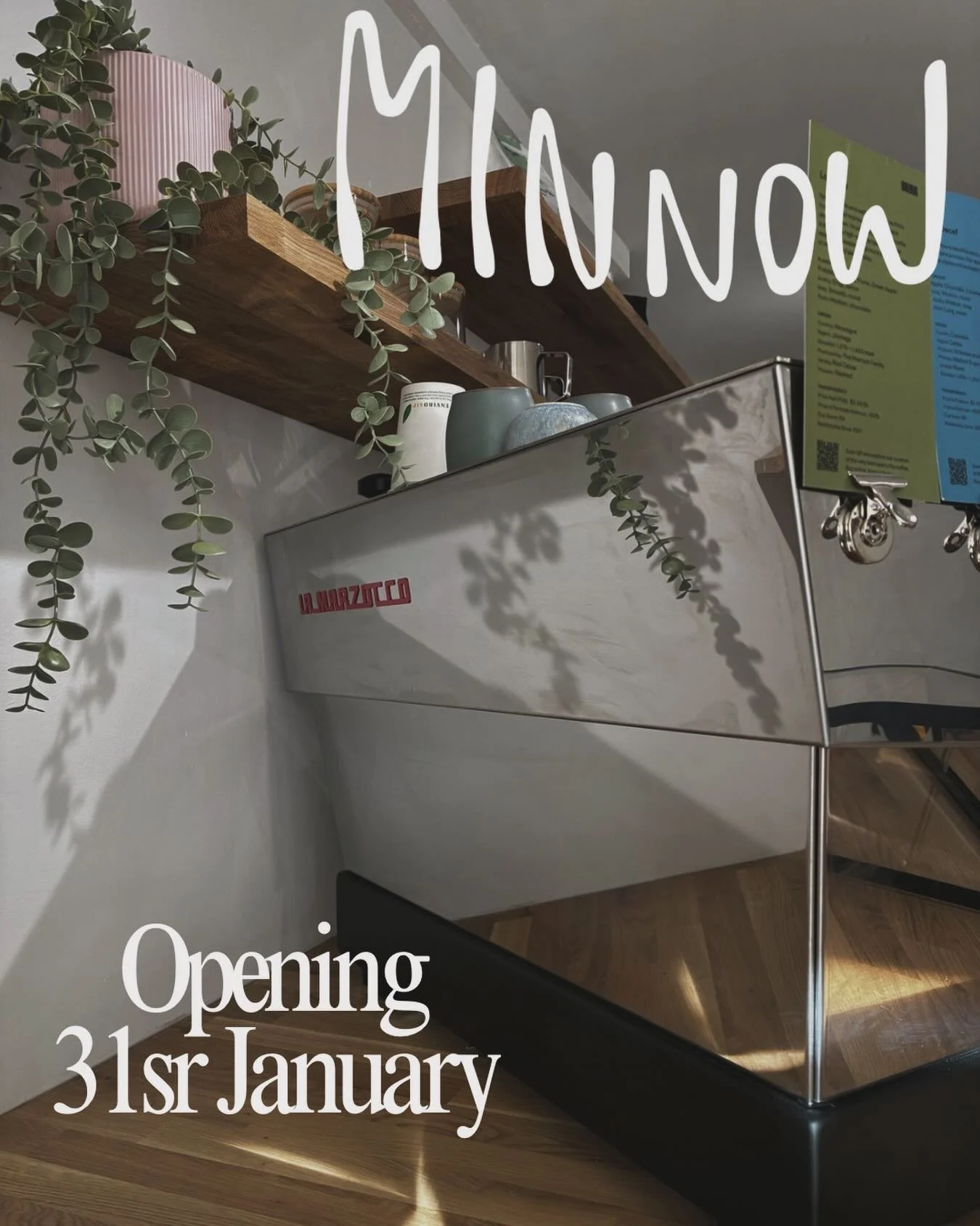 31st it is! We can&rsquo;t wait to see you #minnow #minnowstdavids