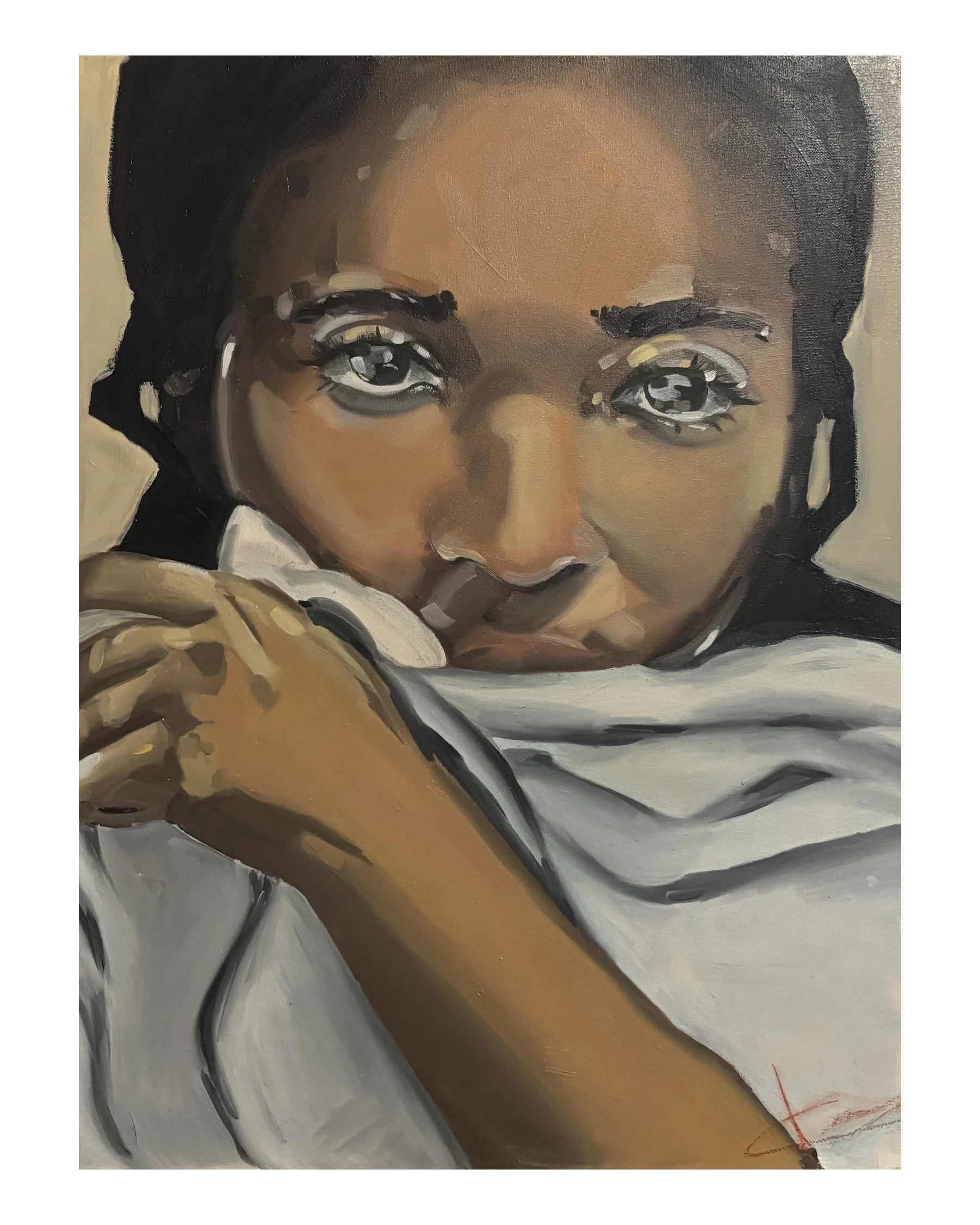 what these eyes have seen, 2026 Oil on Canvas 18in x 24in