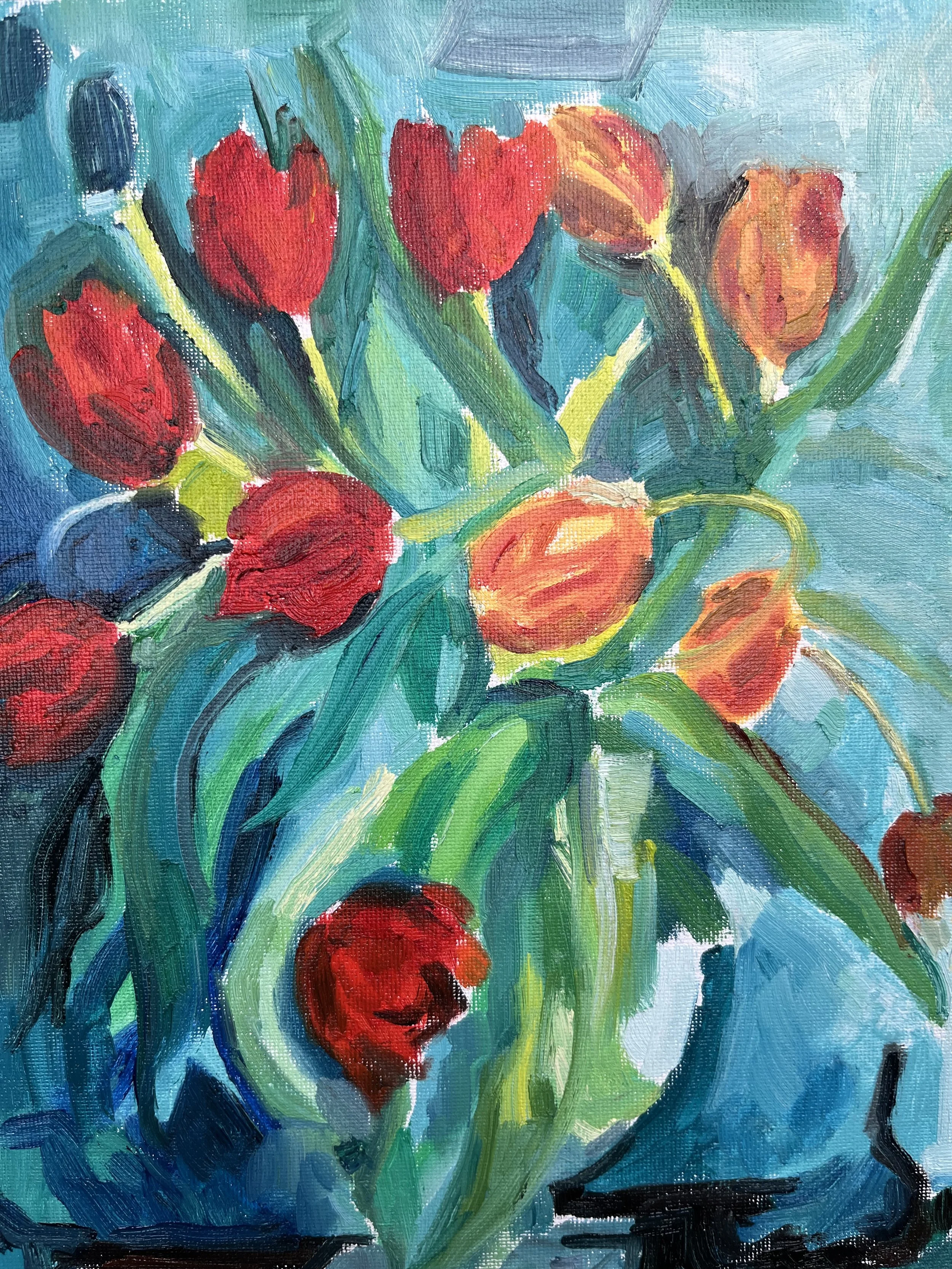 Red Tulips