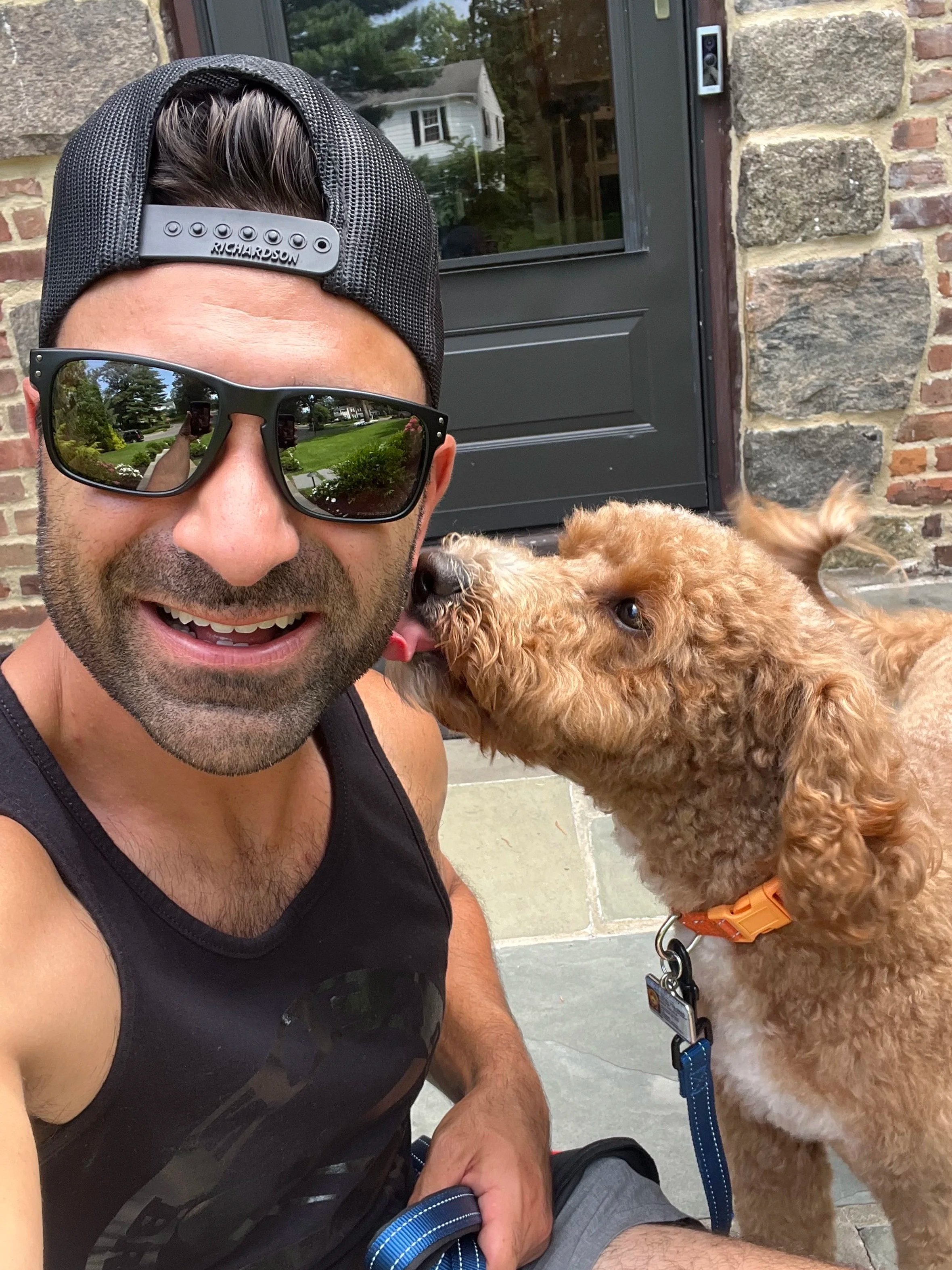 Anthony and Shea after training session