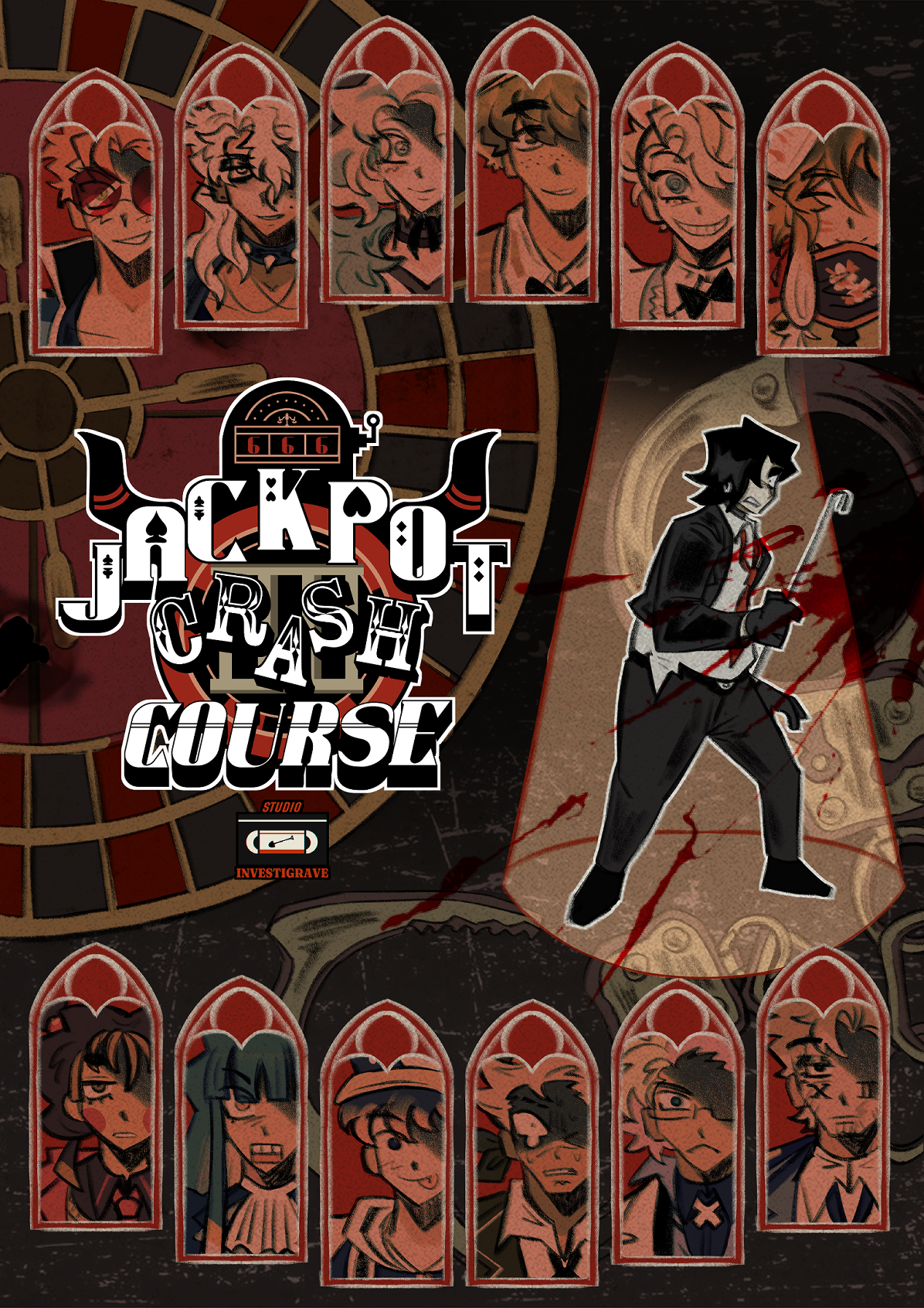 Jackpot Crash Course cover Studio Investigrave