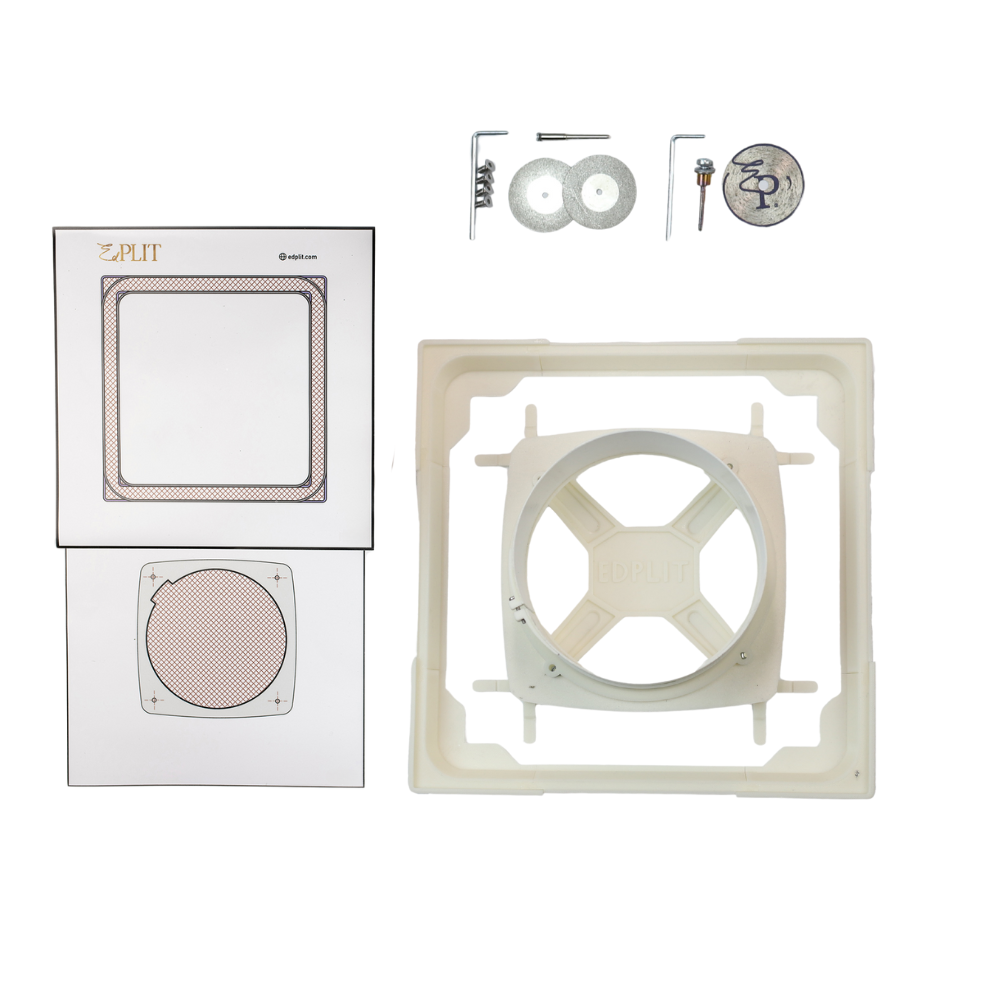 Hidden Exhaust Fan Mounting System Edplit - Compatible with Duct Fans 100/125/150 mm