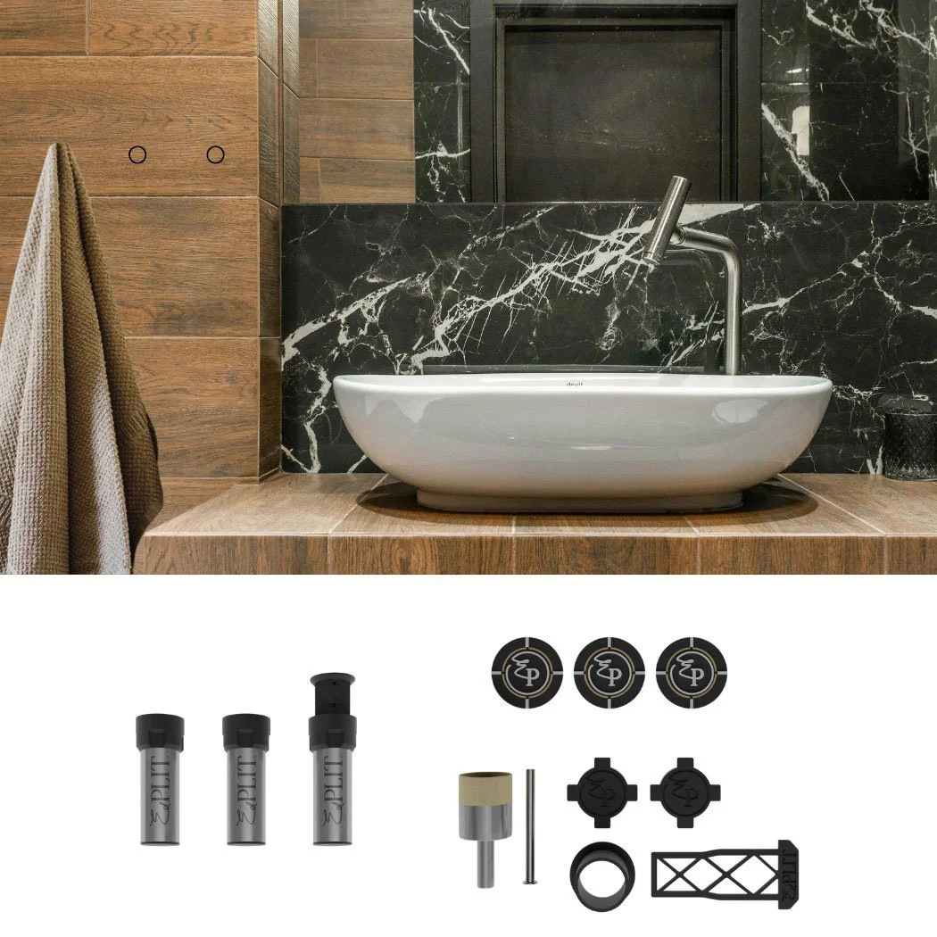 Hidden Towel Holder Set Edplit